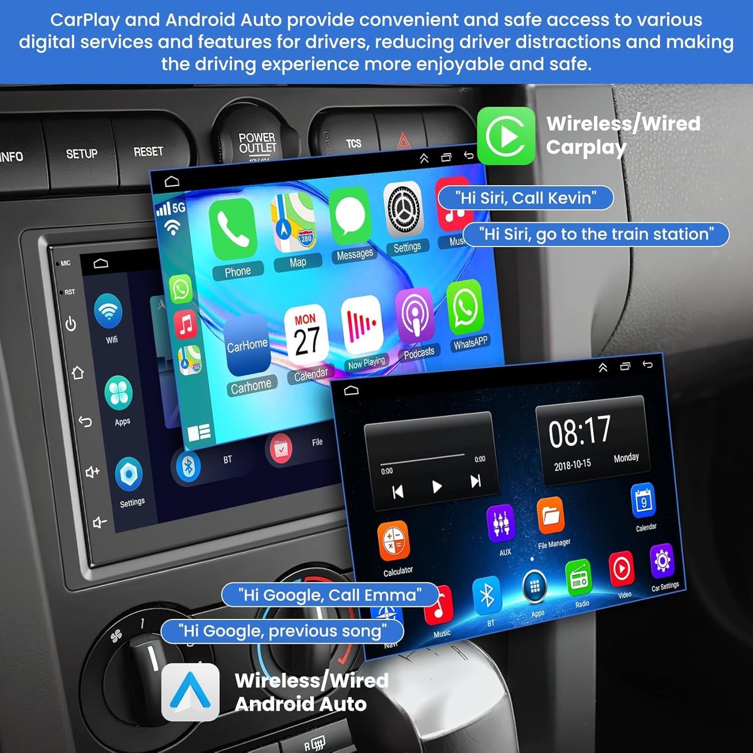 7″ Car Radio 2003-2006 For GMC Sierra 1500 2500 3500 CarPlay GPS Headunit +CAM