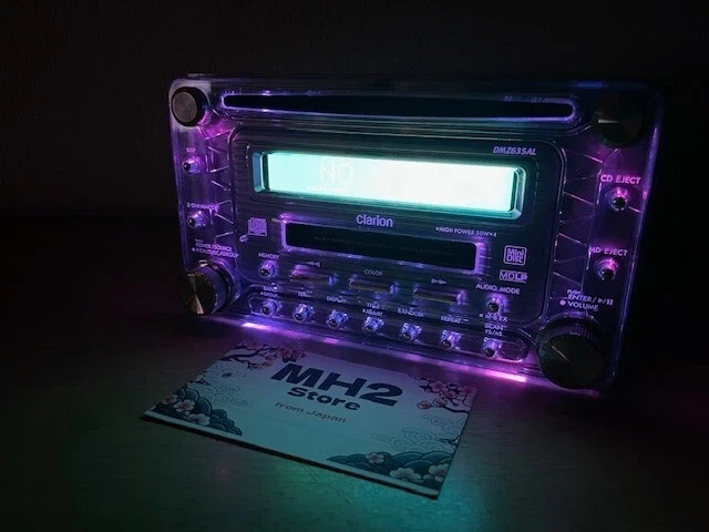 Clarion ADDZEST DMZ635 2DIN CD MD Car Audio Player JDM Tested