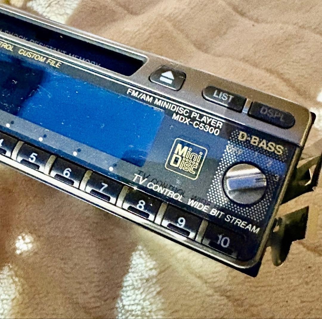 【AS-IS】Sony MDX-C5300 Car Audio MD Player 1DIN FM AM Tuner Head Unit From Japan