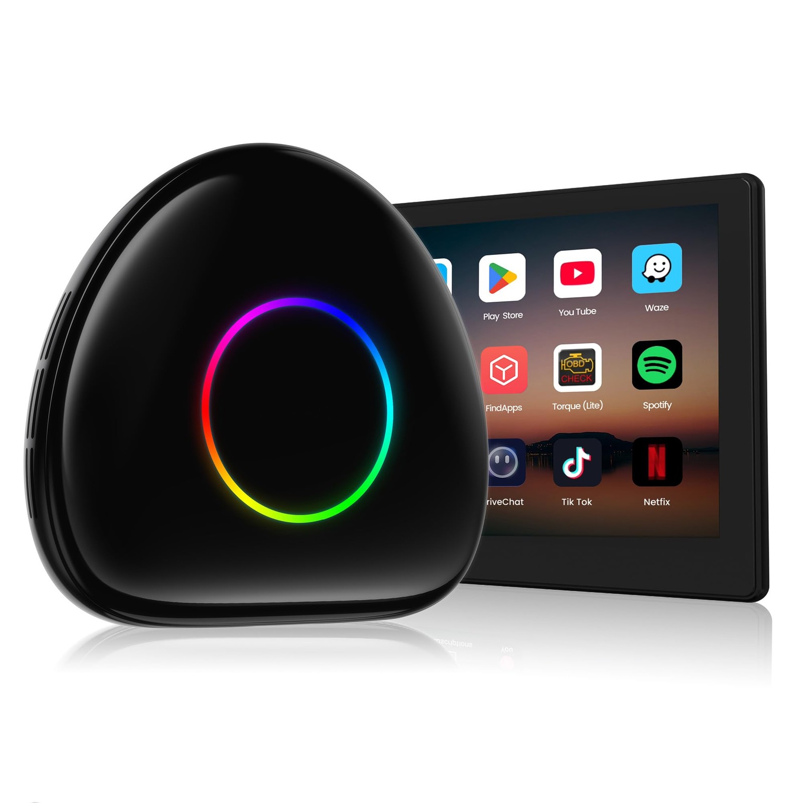 Wireless Carplay Adapter ATOTOOUT Magic AI Box – CarPlay & Android Auto Adapt…
