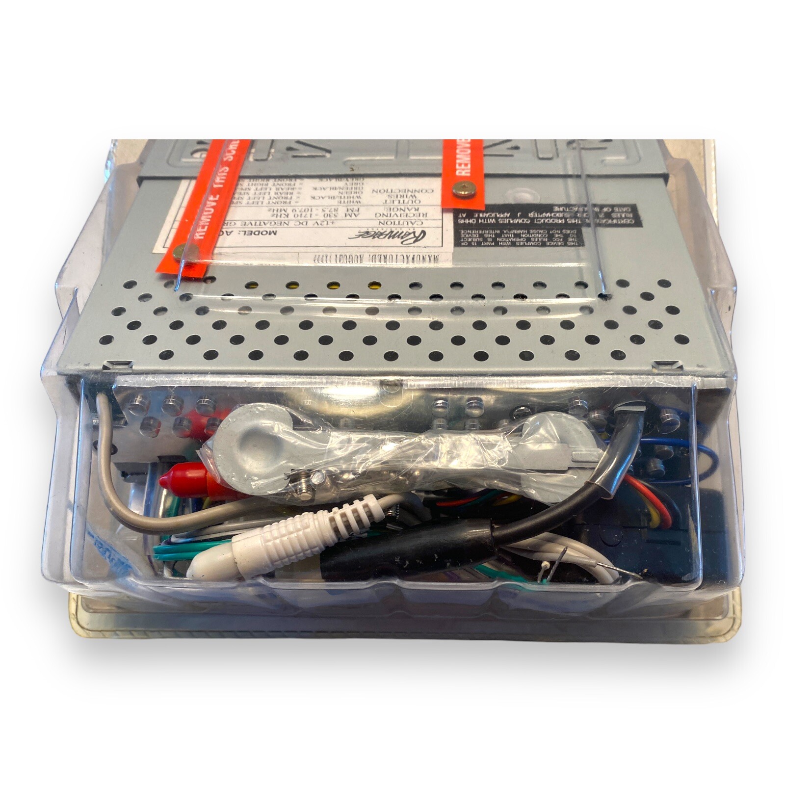 RAMPAGE AUDIOVOX ACD-22M 100 Watt AM/FM/MPX Stereo w/ CD Player Detachable Face