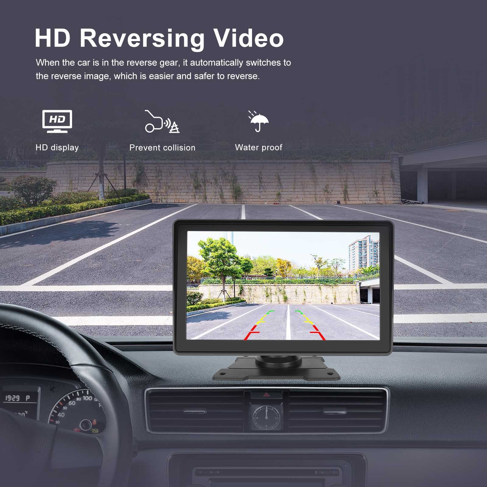 4.7″ Touch Screen BT Wireless Apple Carplay Android Auto Car Stereo Portable