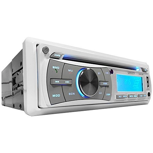 Car Stereo Receiver Bluetooth 300W 4 Channel CD MP3 Player USB AUX SD Radio