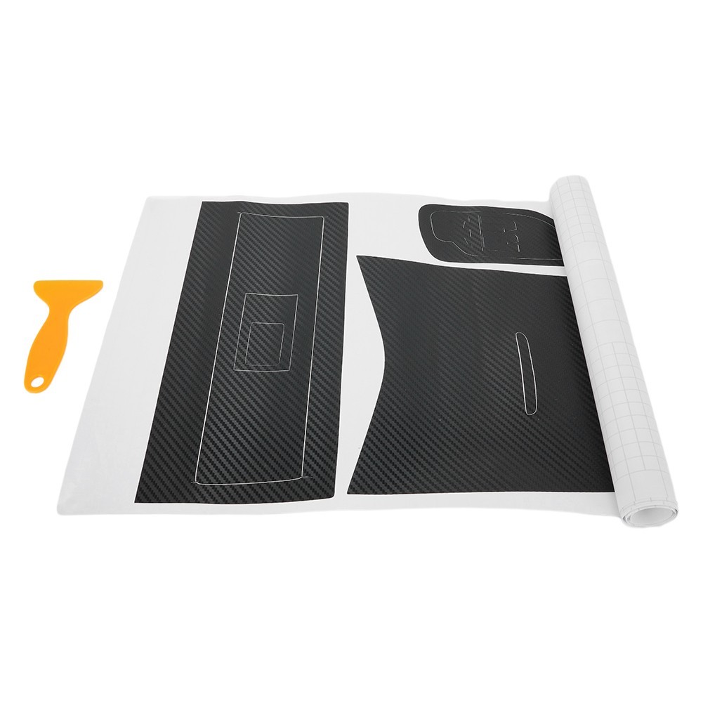 Interior Center Console Carbon Fiber Molding Sticker Decals For Accord 7th