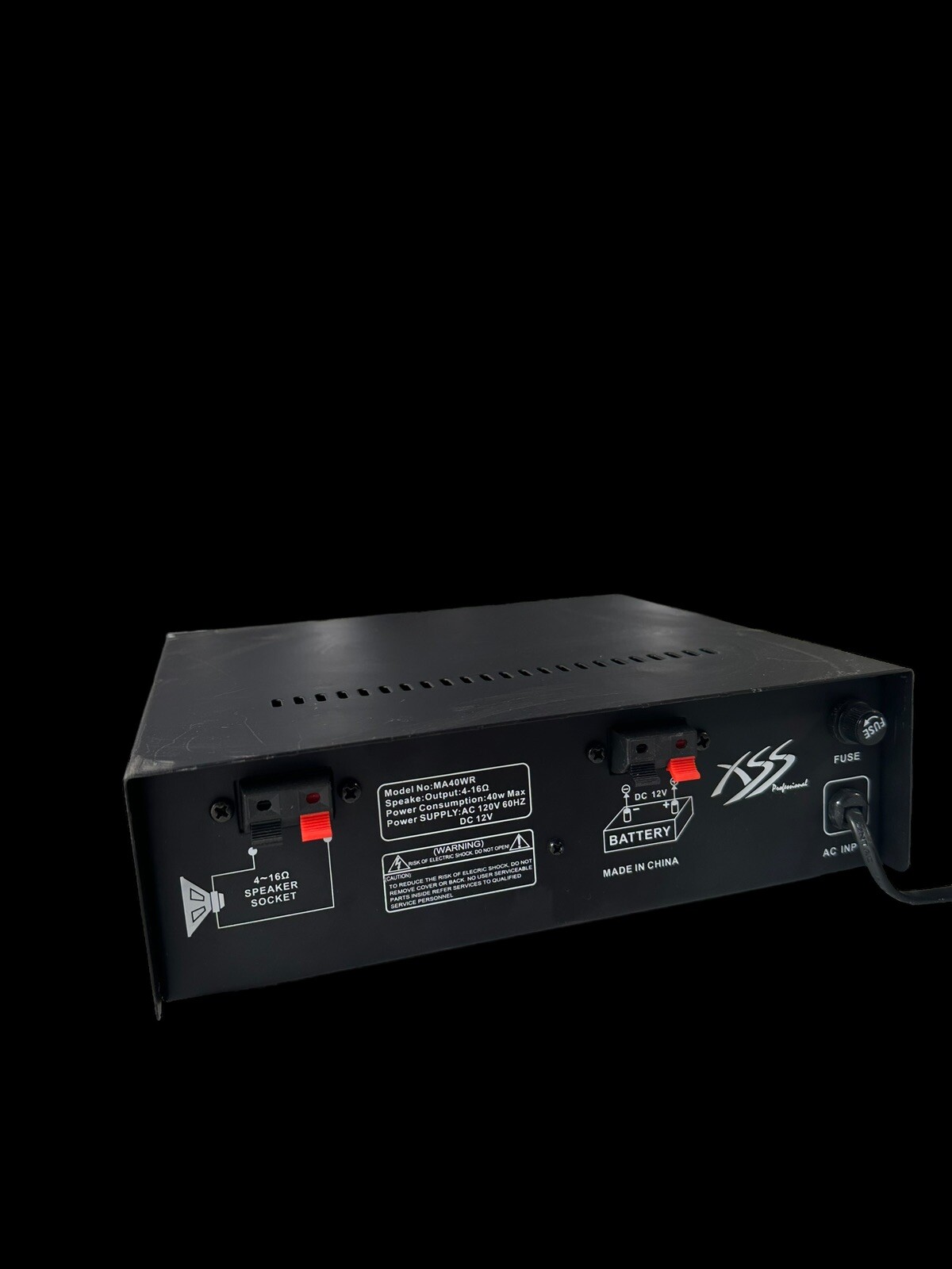 Public PA MA40WR P.A. MP3 USB Built in 12-110v 40w USB SD MMC Aux