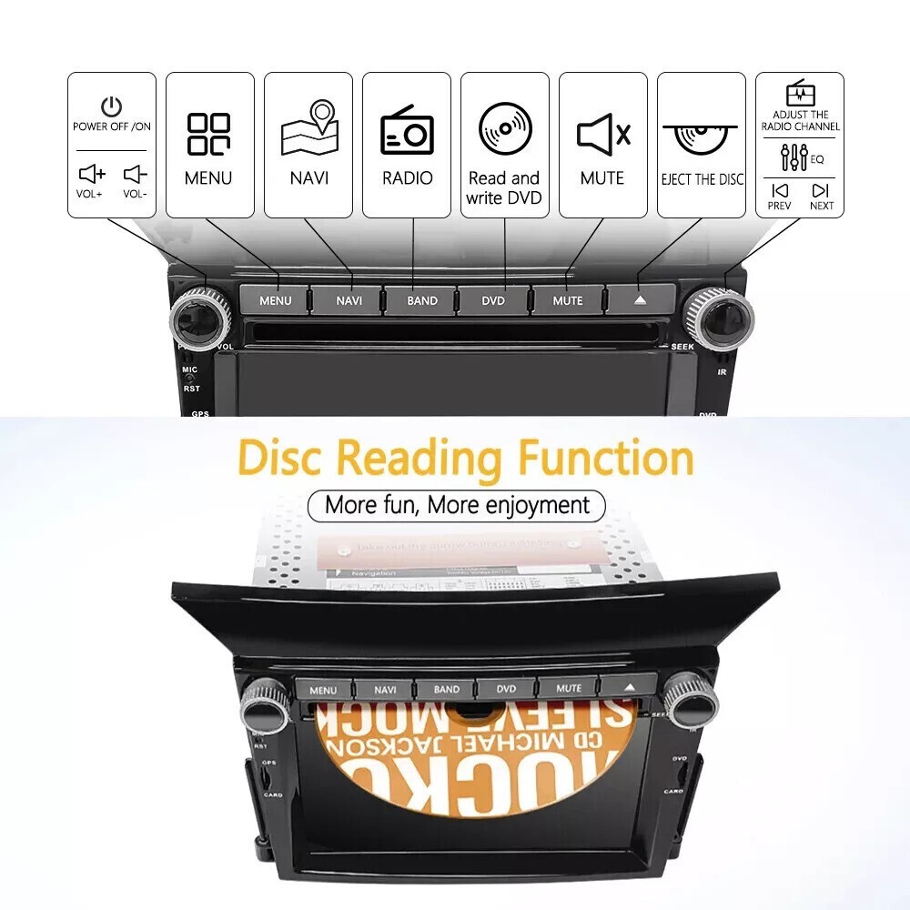 6.2″ For 2009-2013 Honda Pilot Android Car Stereo Radio Carplay GPS Navi 64GB