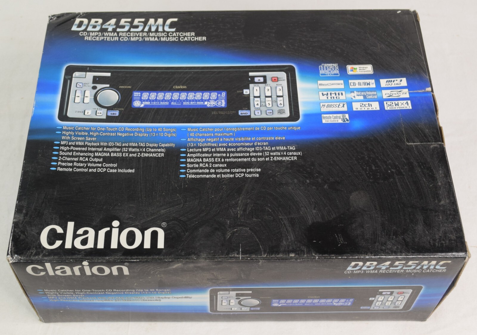 Clarion DB455MC CD/MP3/WMA Receiver/Music Catcher