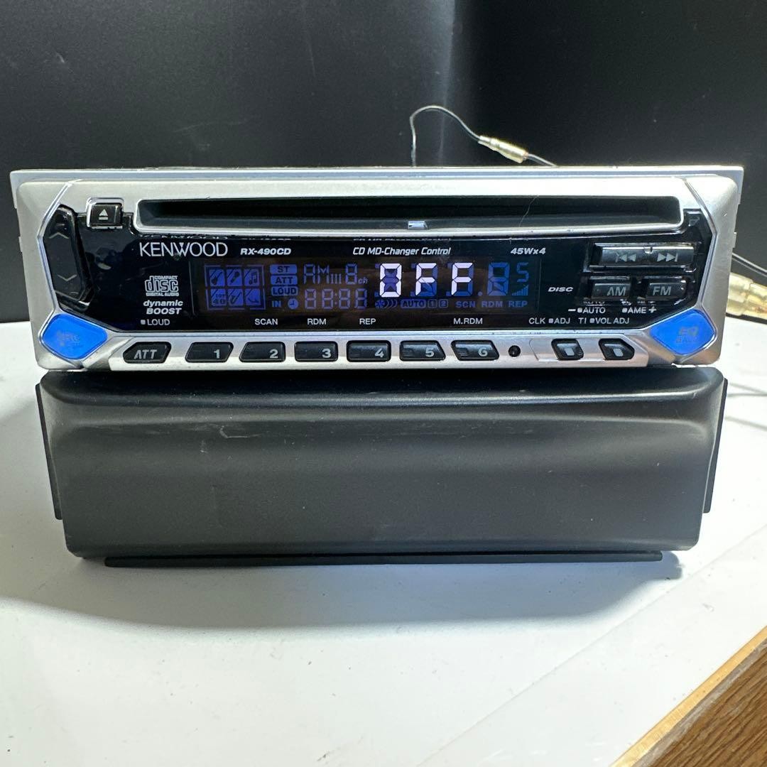 KENWOOD RX-490CD 1DIN CD Receiver Used in Japan 45W x4 RCA Output