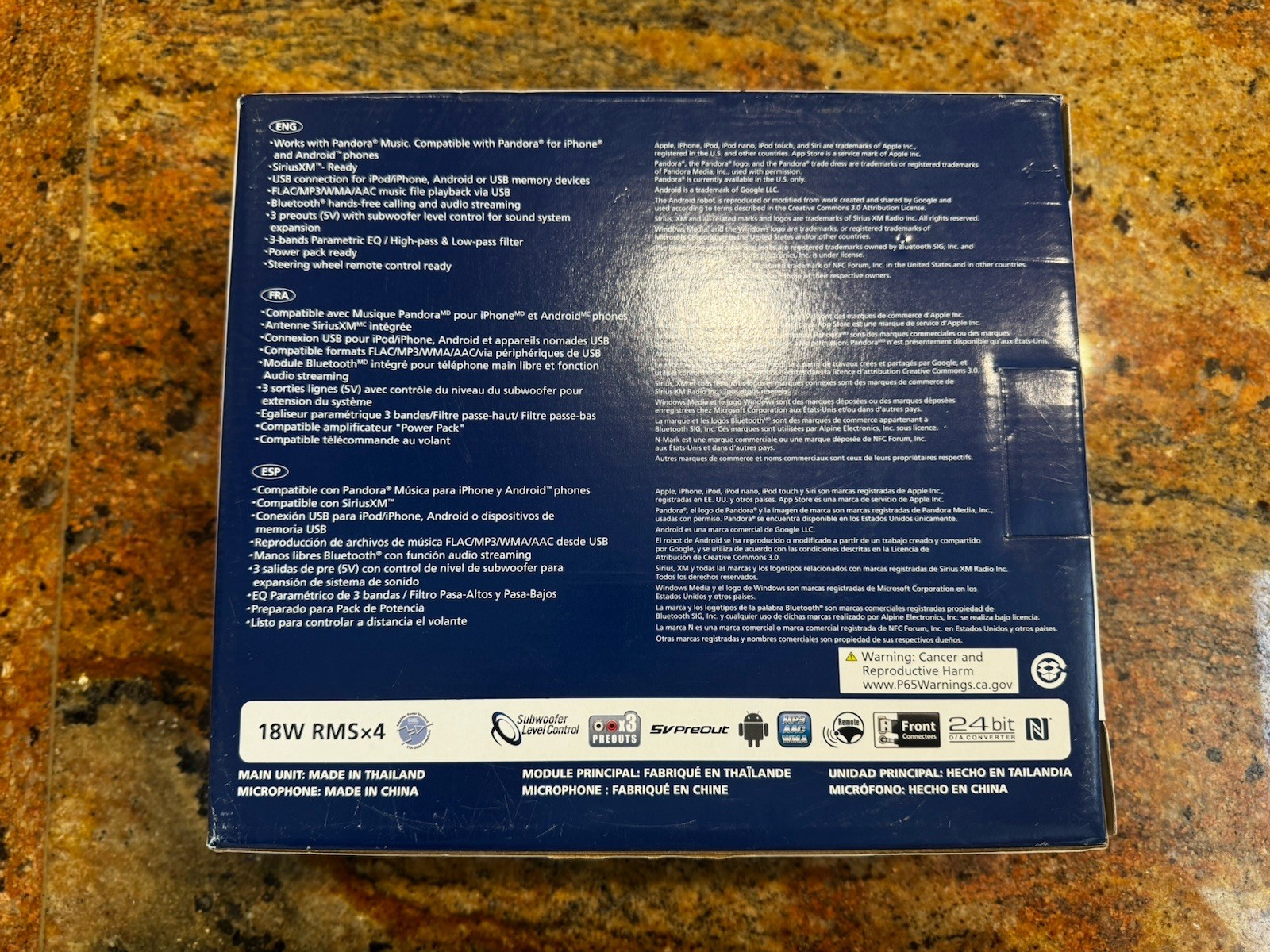 BRAND NEW IN BOX Alpine CDE-175BT CD Player USB Receiver With ADV Bluetooth