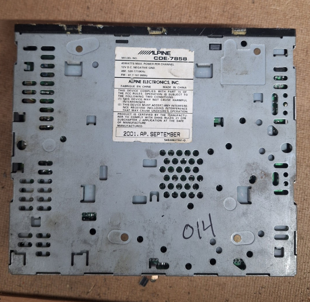 Alpine Radio CDE-7858