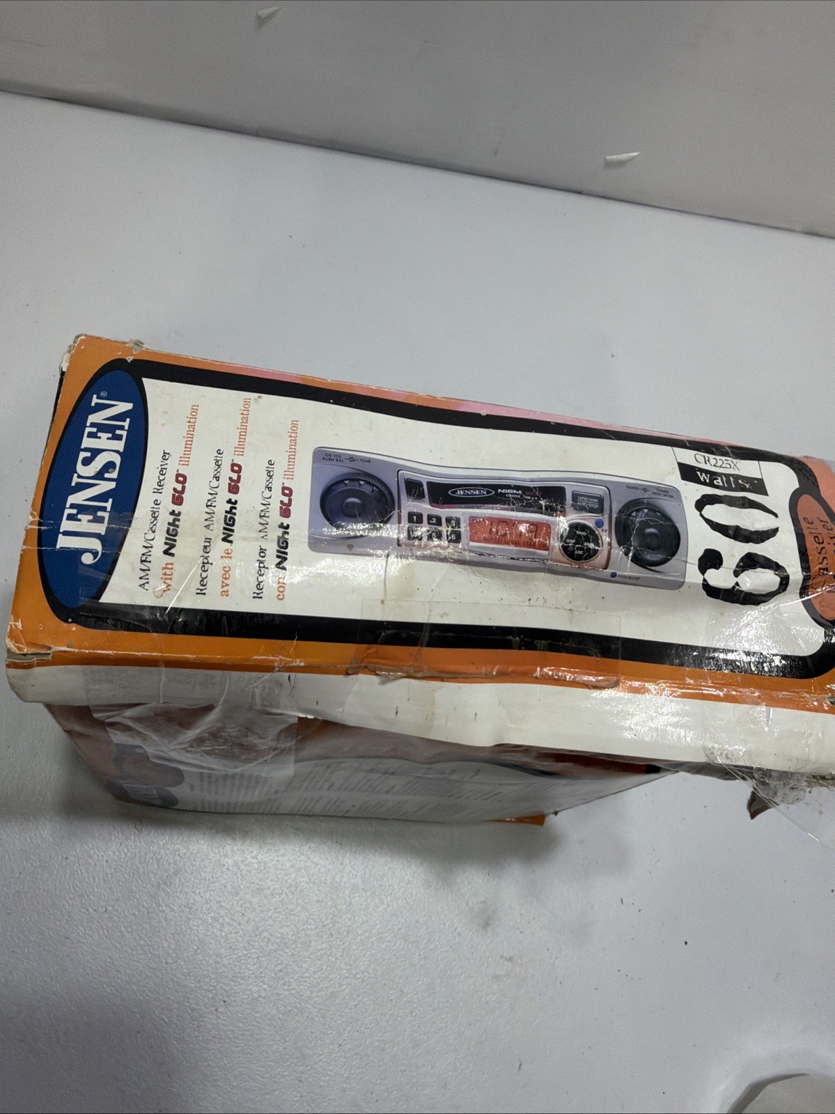 Jensen CR225X Car Stereo with Cassette AM/FM Radio New Open Box Never Used