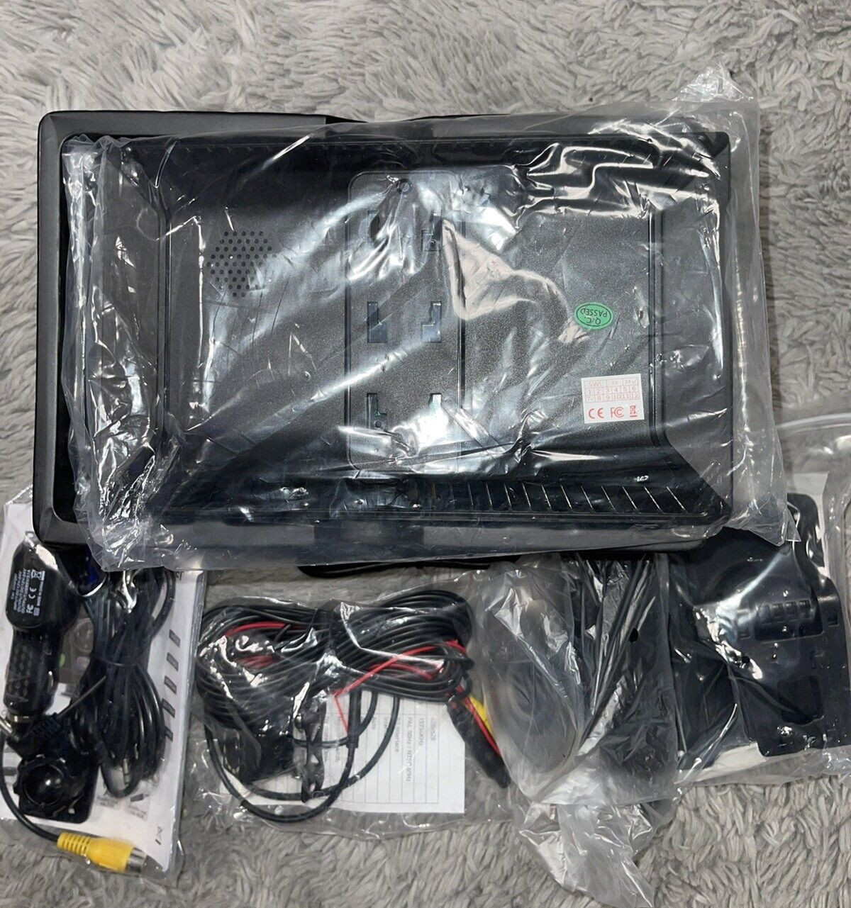 Wireless Carplay Touchscreen with Backup Camera: Portable Carplay & Android A…