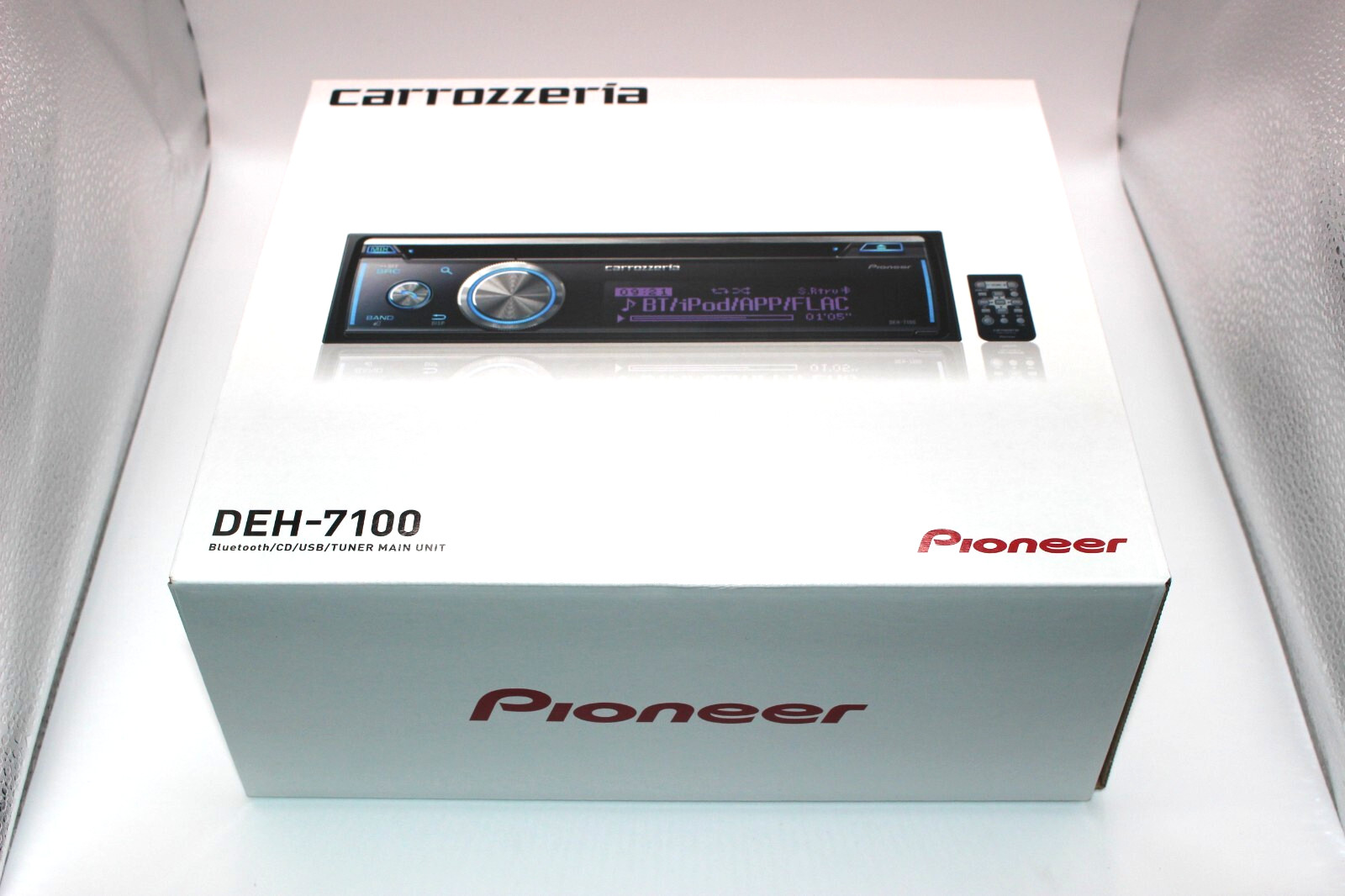 Pioneer Carrozzeria DEH-7100 CD USB Bluetooth Car Audio Black 1kg 1.9in 200W