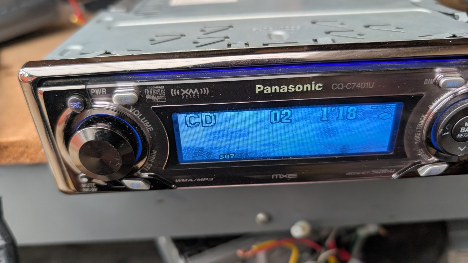 Panasonic CQ-C7401U Car Stereo Used With Bluetooth Auxiliary 🐠🐟