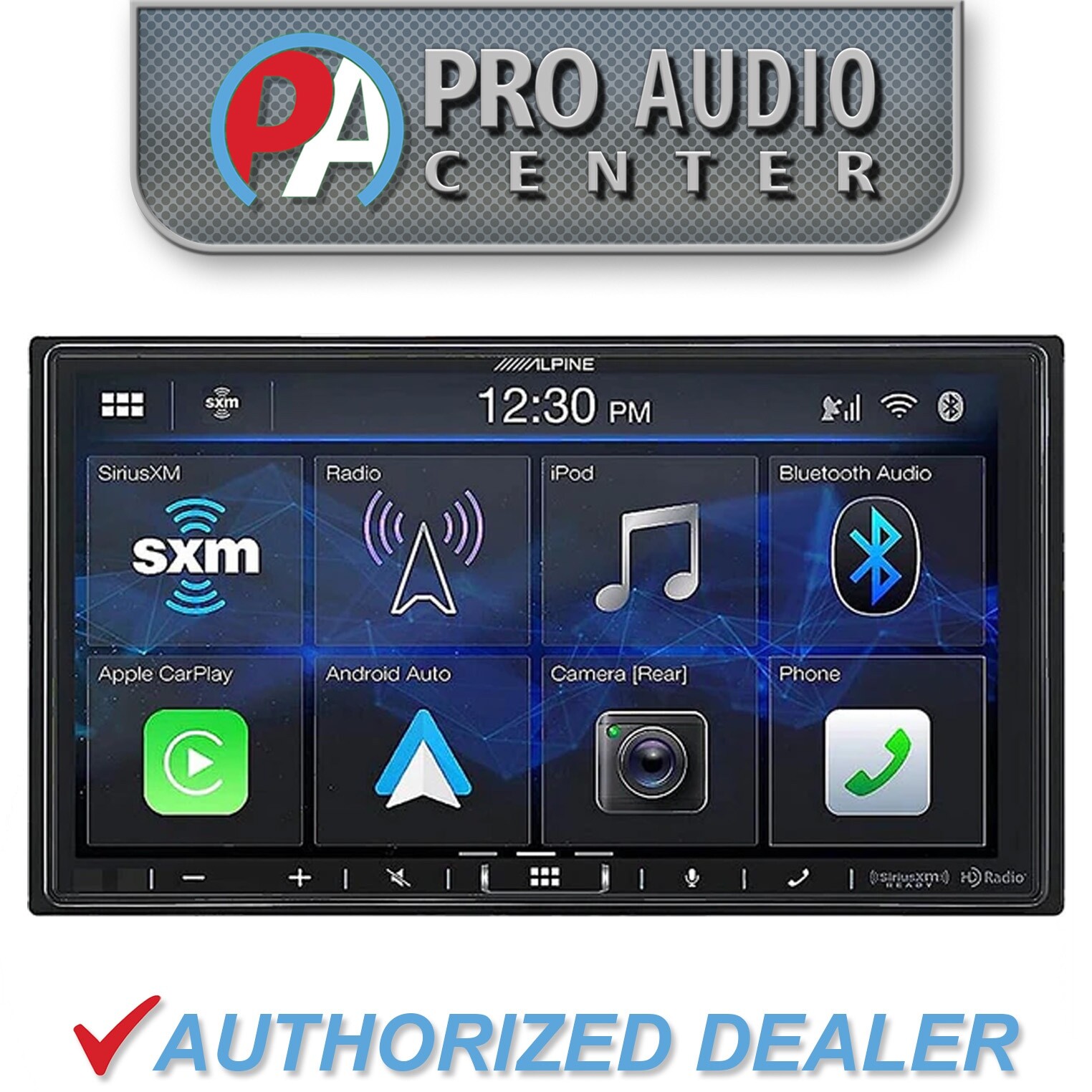 iLX-407 Alpine 7″ Digital Multimedia Receiver Shallow Chassis Touchscreen 2-DIN