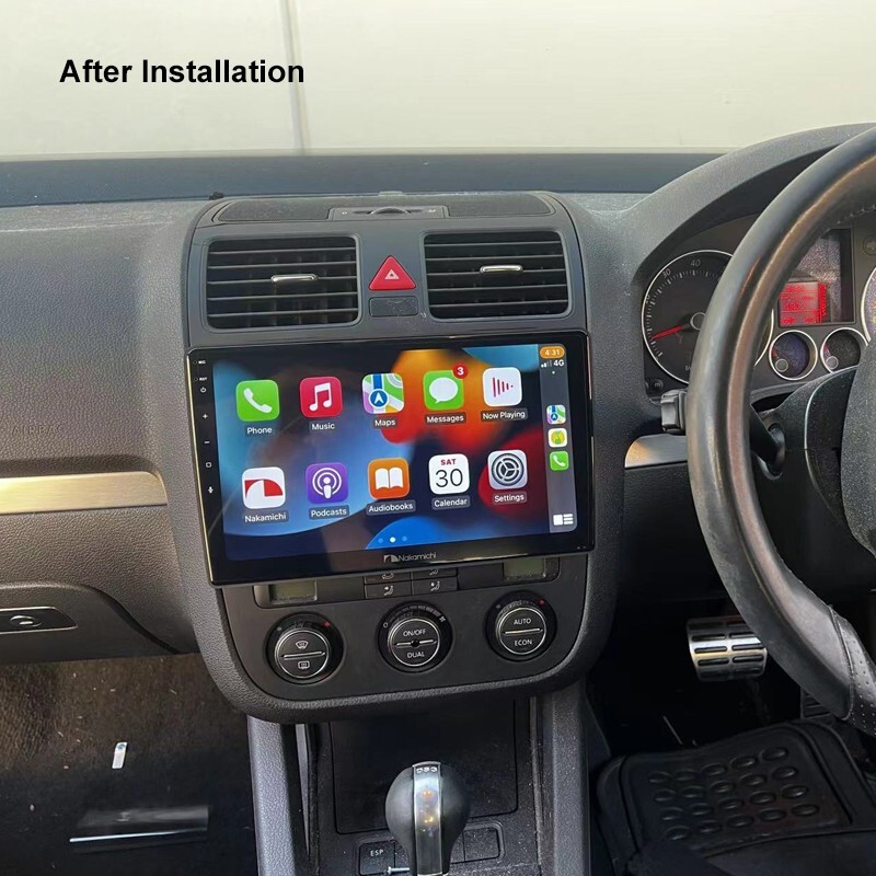 10″ Wireless CarPlay Android Auto Nakamichi BT For VW Tiguan Transporter SO