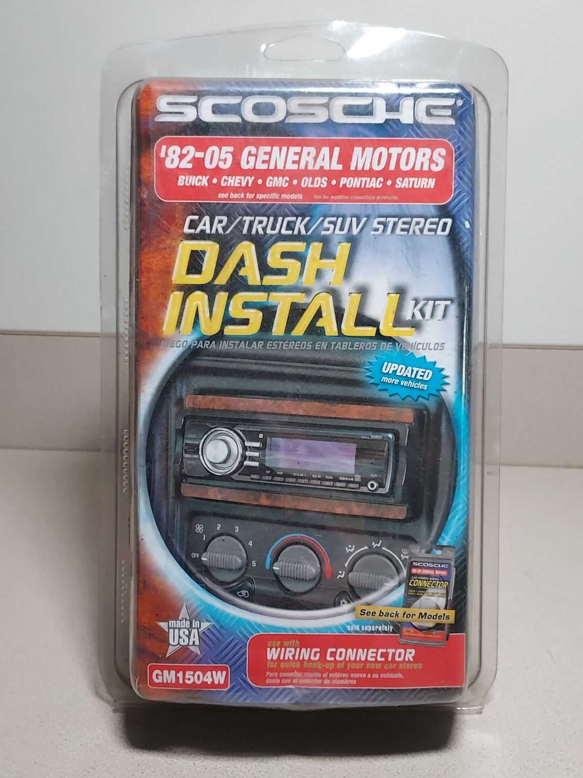 New Scosche #GM1504W Car Stereo Dash Install Kit (1982-2005 GM) (Sealed Package)