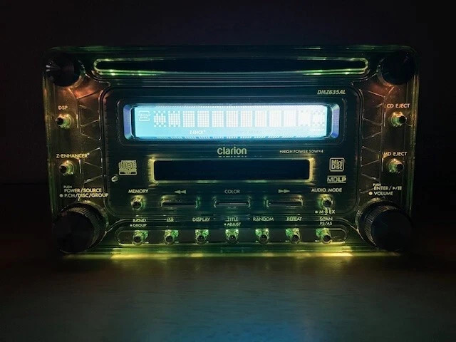 Clarion ADDZEST DMZ635 2DIN CD MD Car Audio Player JDM Tested
