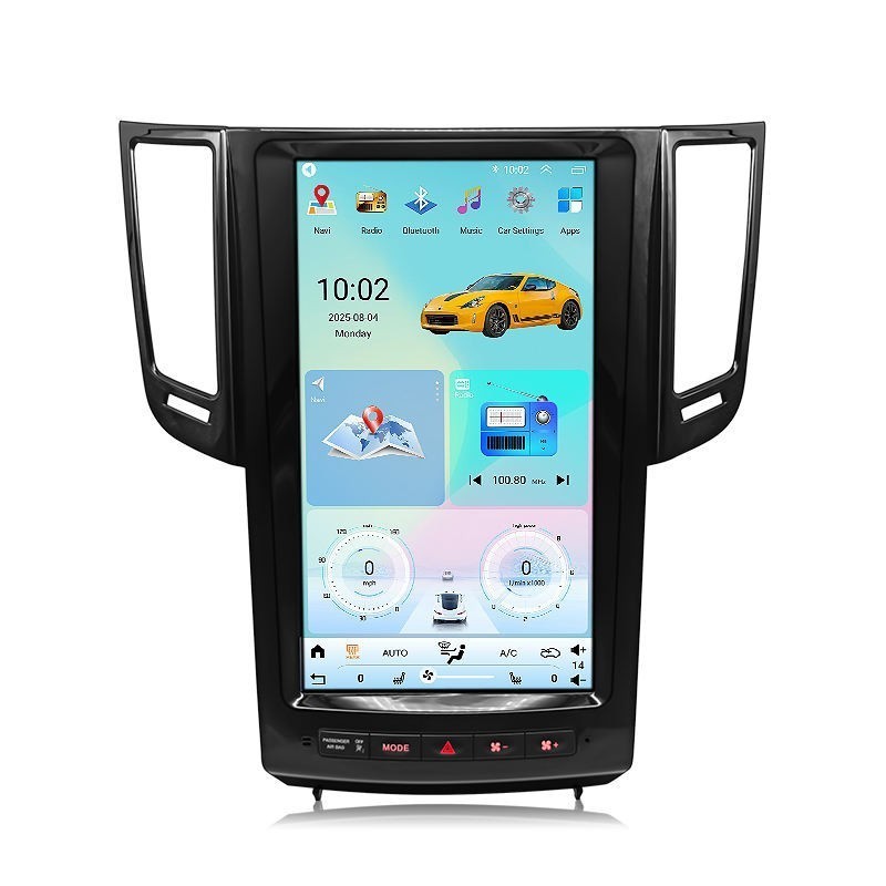 Used 13.8″ Radio CarPlay 128GB For Infiniti FX25/35/37/50 2007-13 QX70 2013-2019
