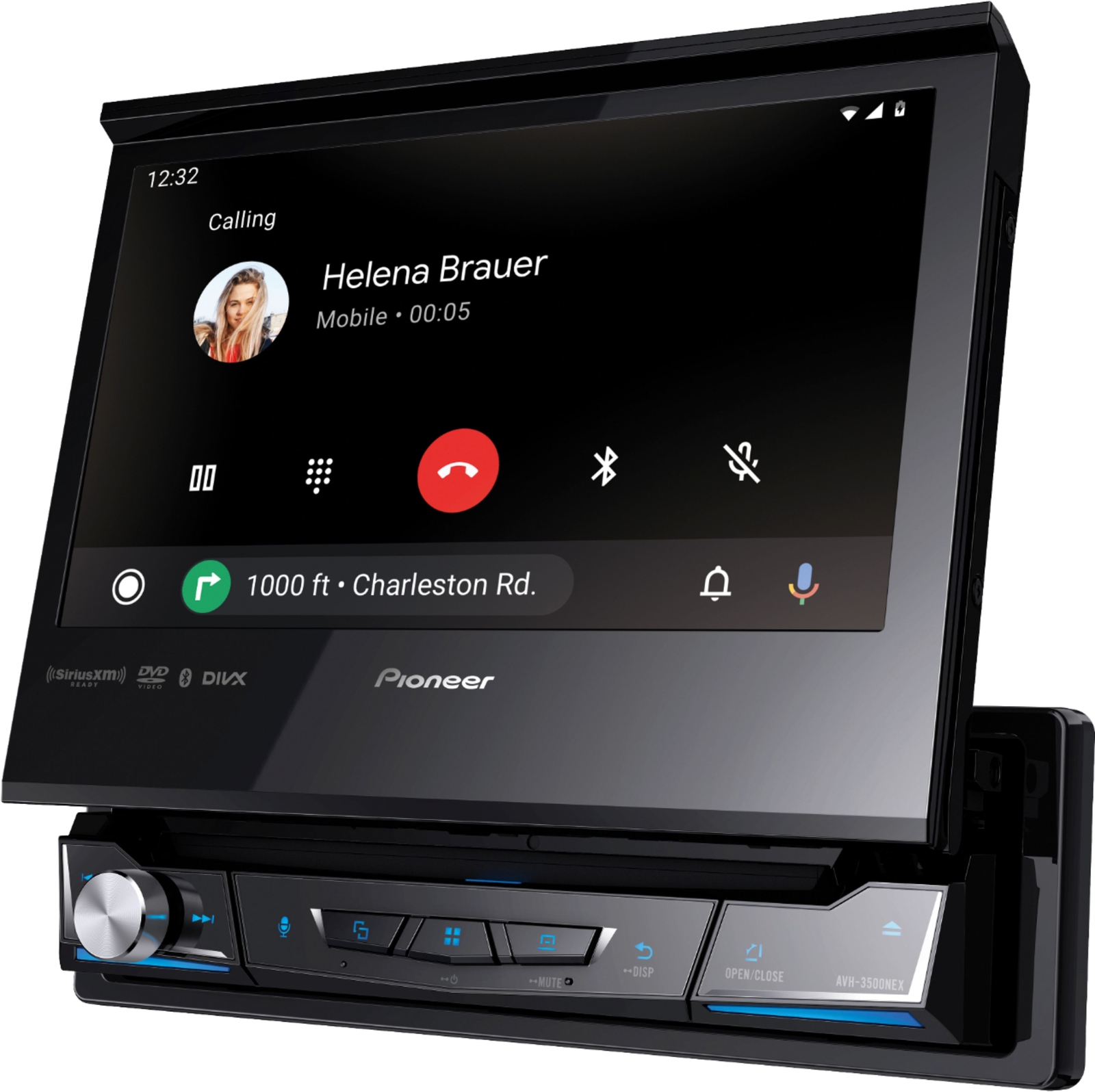 Pioneer 1-DIN 6.8 Touchscreen Car Stereo DVD Player Receiver