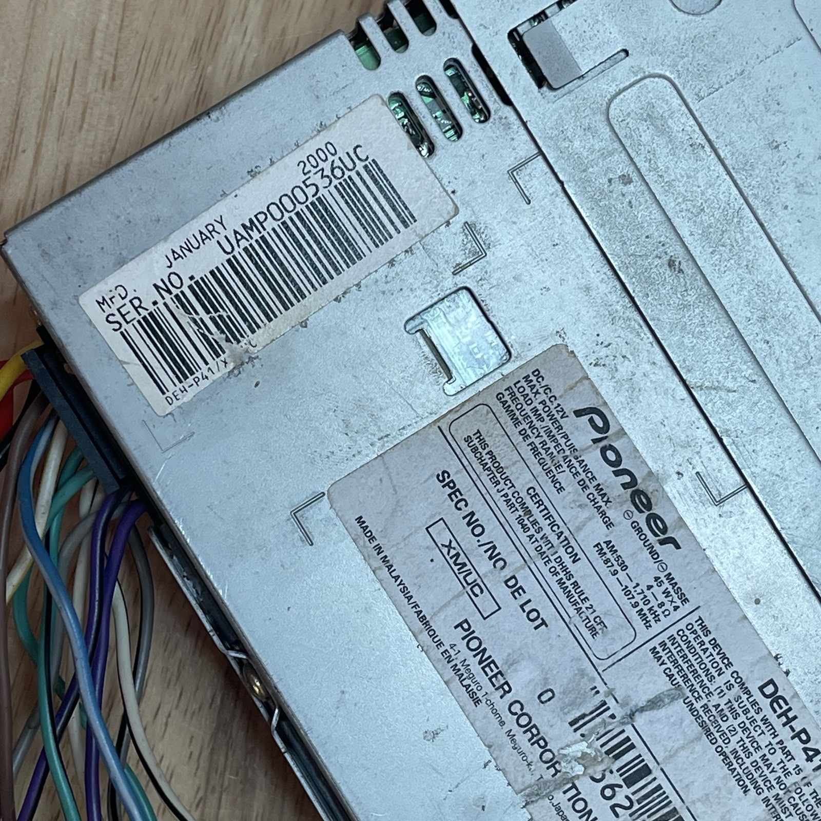 Pioneer Premier DEH-P41 MOSFET 45wX4