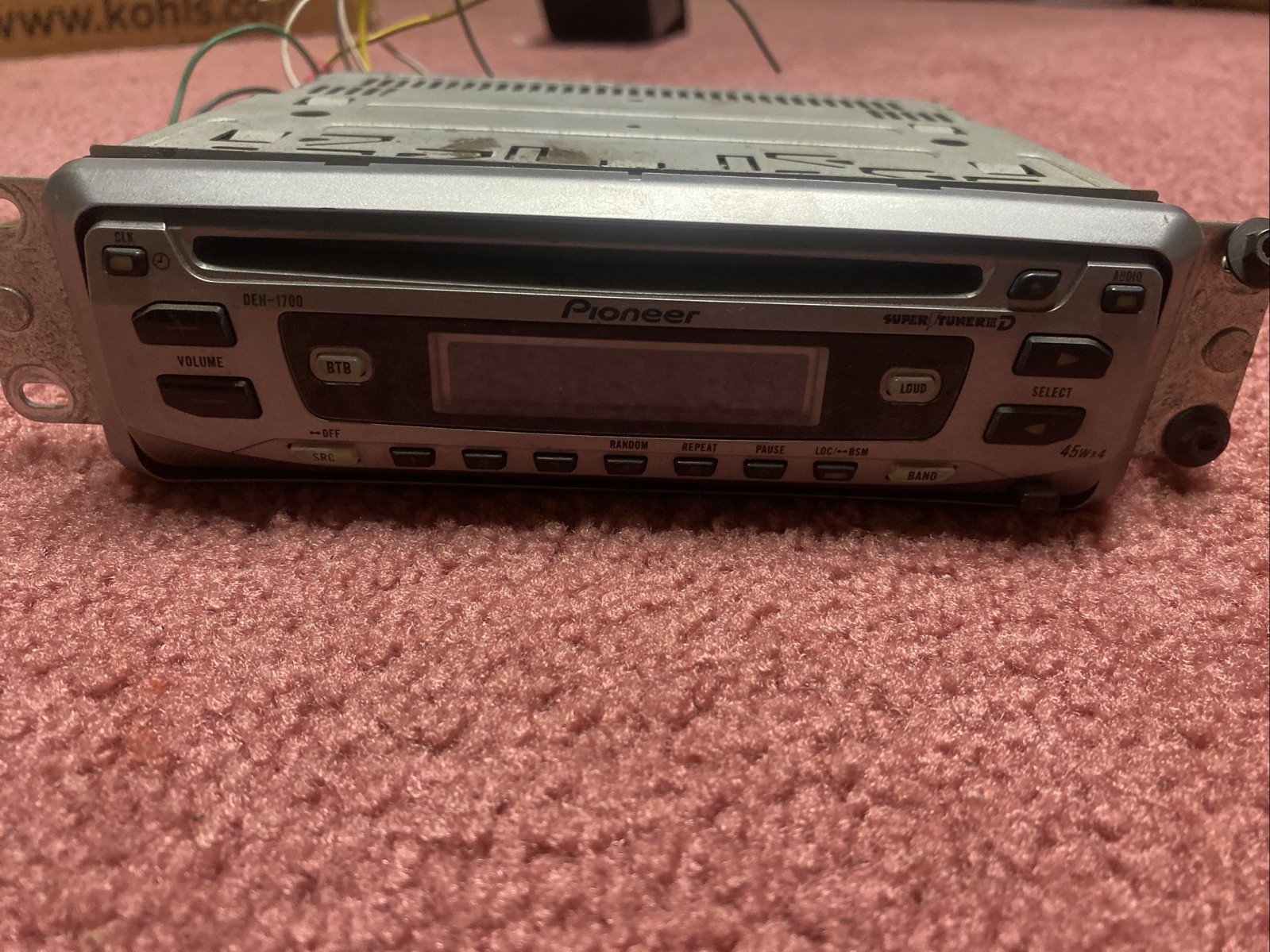 Pioneer Radio DEH-1700. Untested
