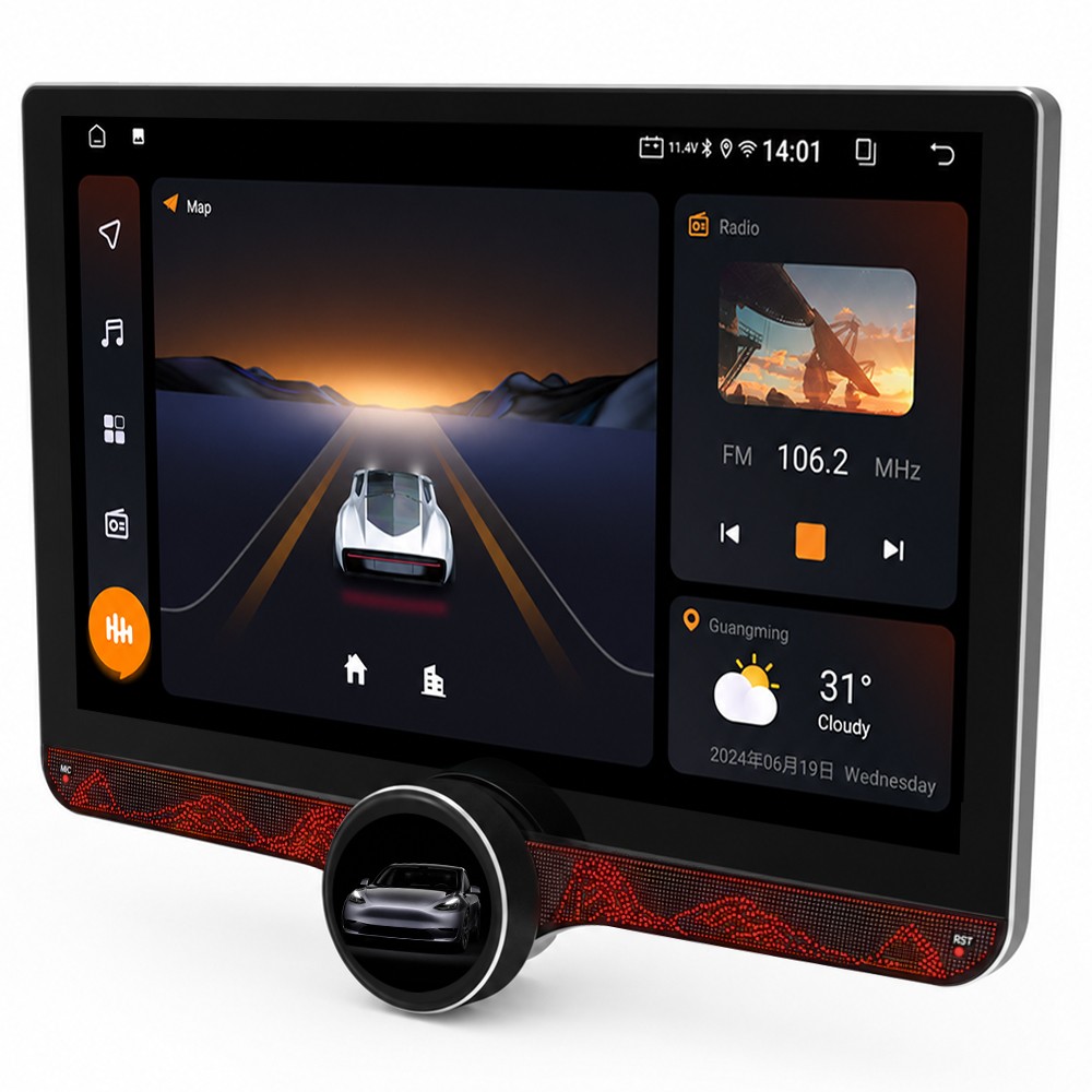 Double Din 10.1″ Car Stereo Android 15 Apple CarPlay Head Unit Radio Navigation