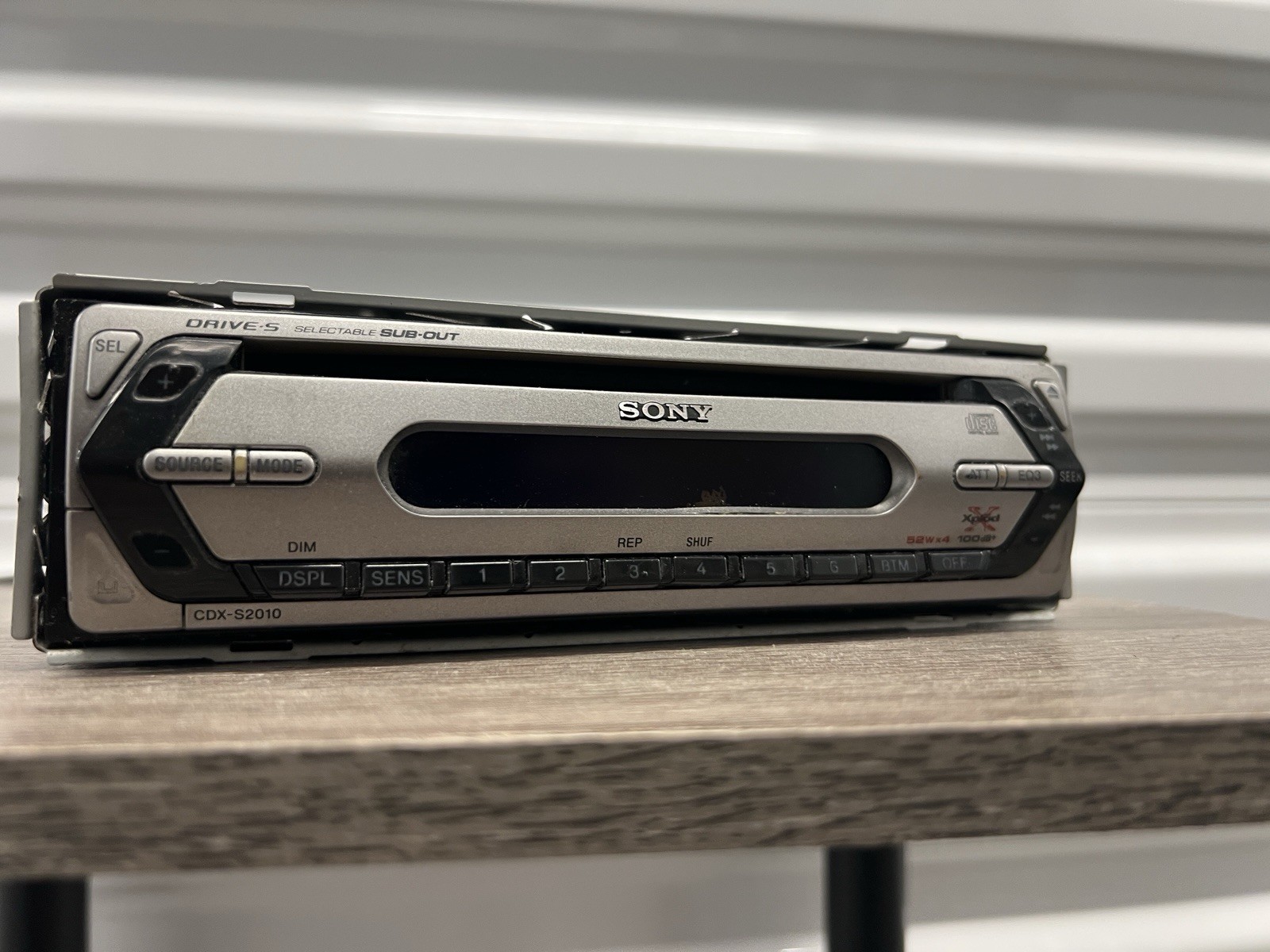 Sony Xplod Cdx-s2010 Am Fm CD Player Vintage Y2K Car Stereo Radio UNTESTED