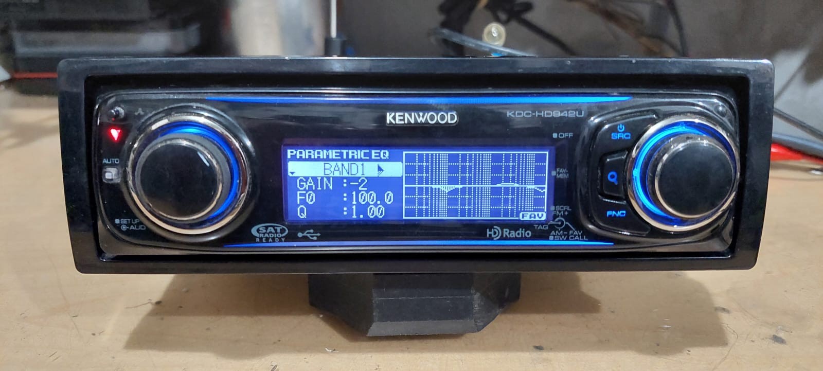 KENWOOD KDC-HD942U Audiophile CD PLAYER HD Built-In SAT USB AUX FULLY WORKING