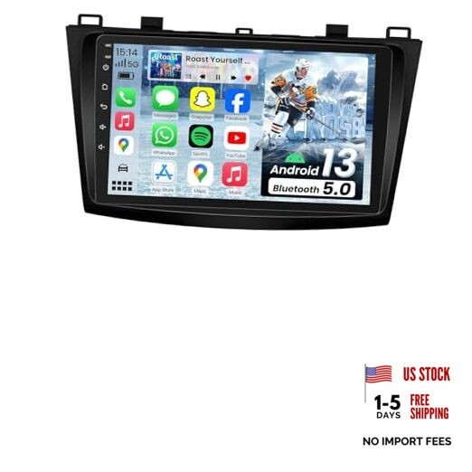 Car Radio Stereo for Mazda 3 2010-2013: 9 Inch Touchscreen with Carplay 9.2Inch
