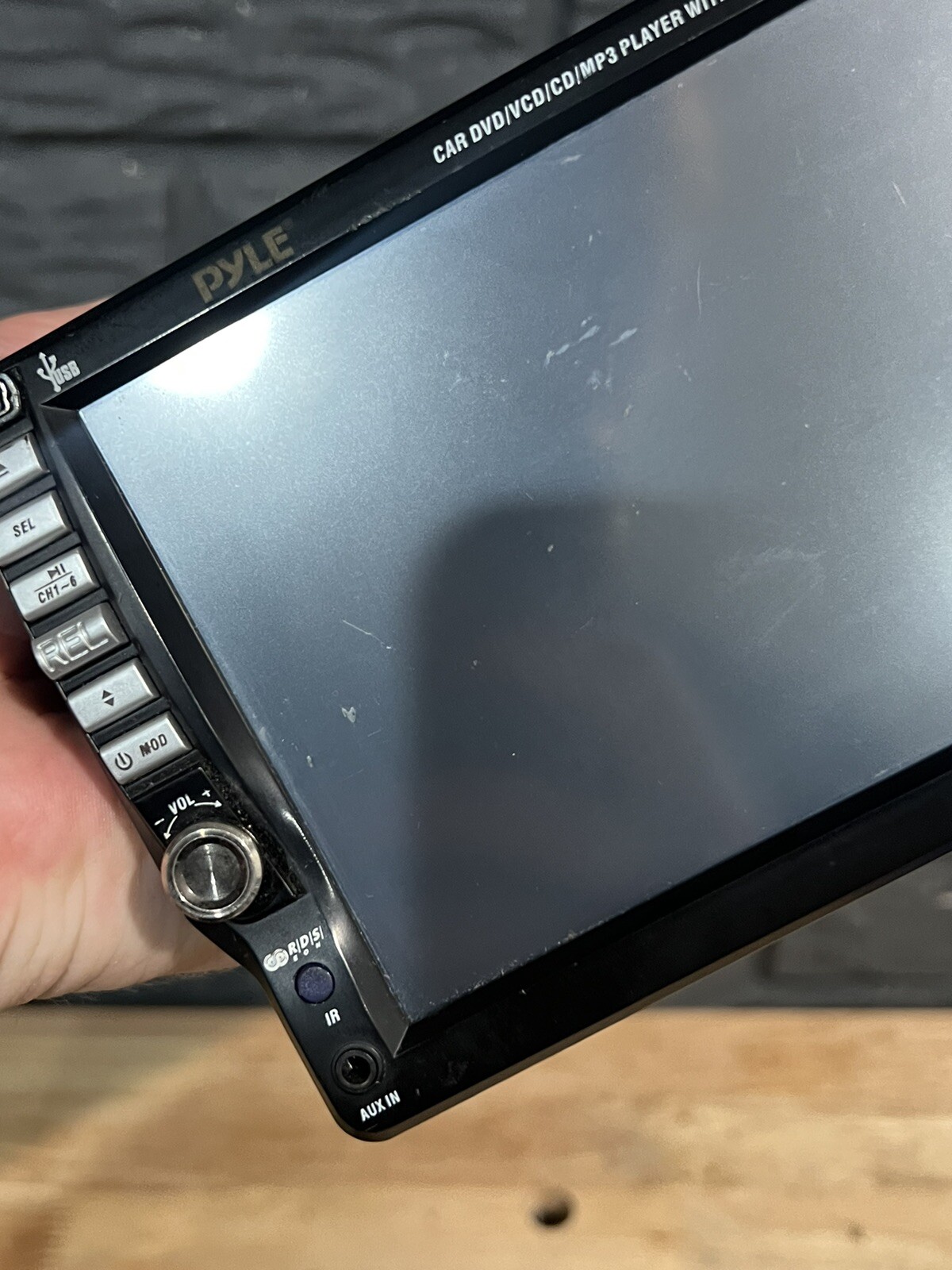 Pyle PLD70BT 7” Touch Screen Car DVD/CD Radio Receiver – No Wiring Harness