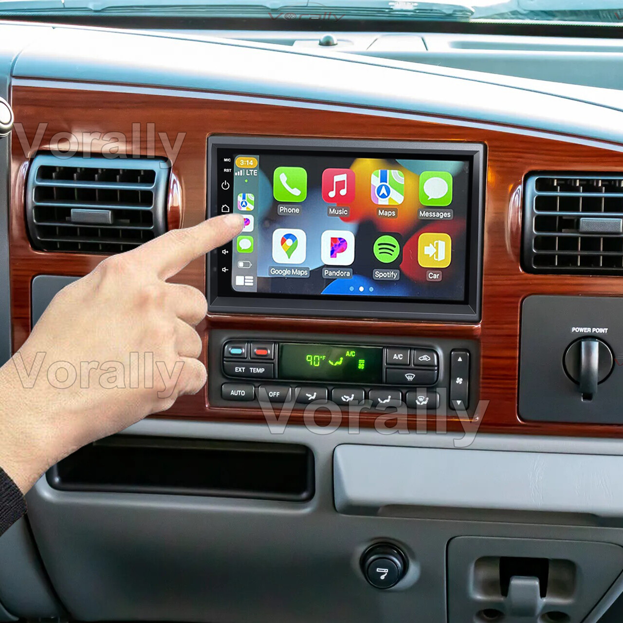 Para 2006-2014 Ford F-250 F-350 Super Duty Android 14.0 Car Stereo Radio GPS AHD