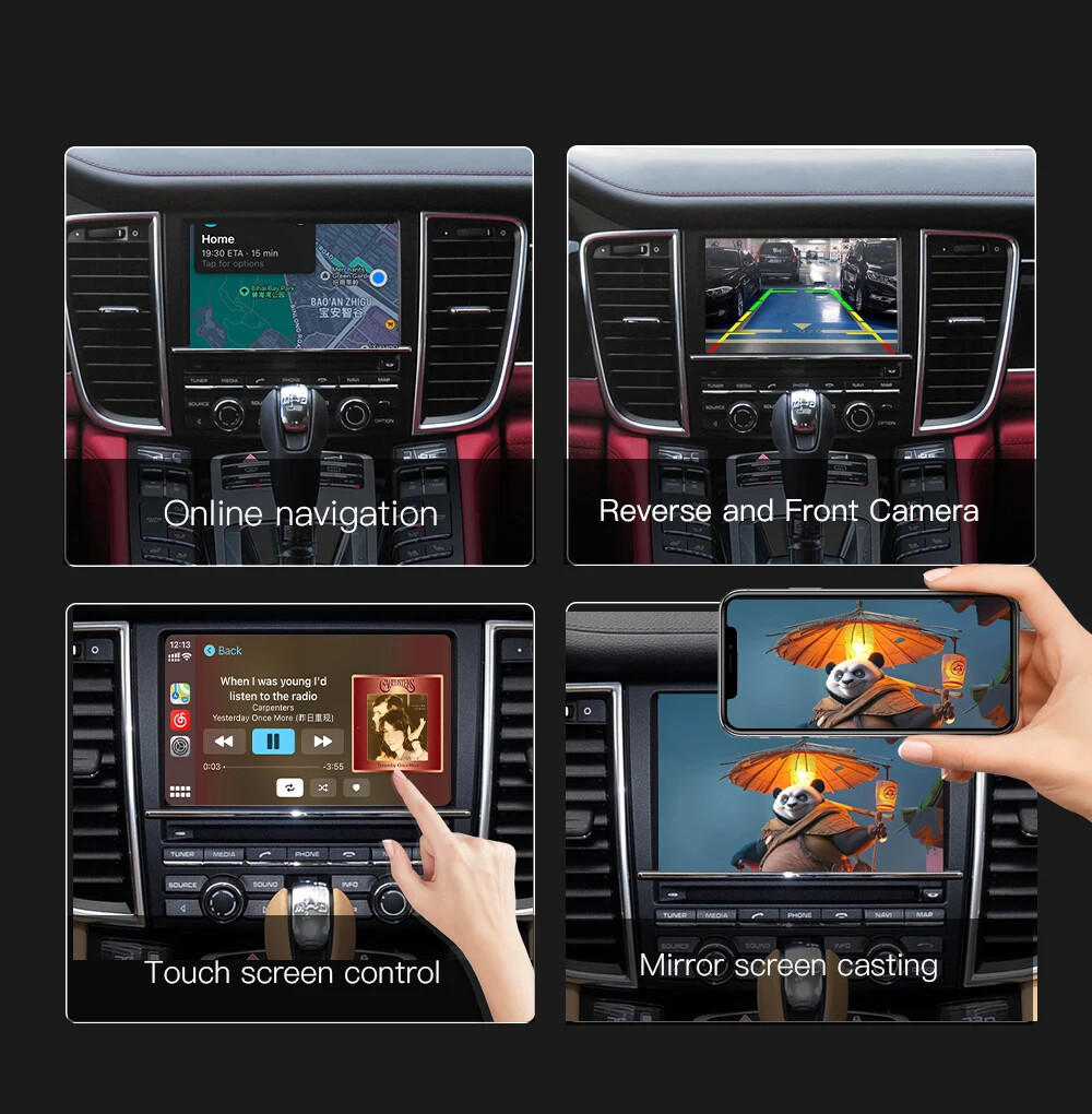 Wireless Carplay Android Auto for Porsche PCM3.1/4.0 Panamera Cayenne Module