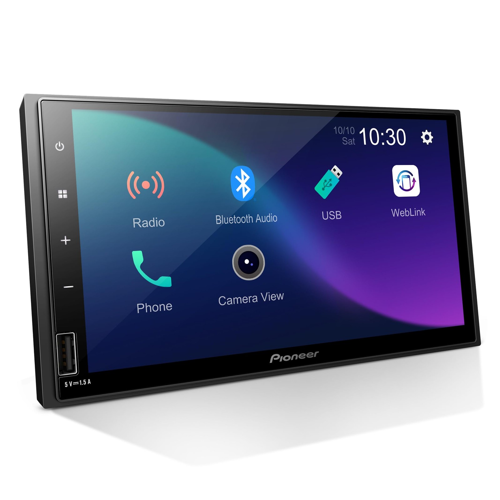 Pioneer DMH-470EX 7” Double-Din Digital Media Receiver Car Stereo – Bluetooth…