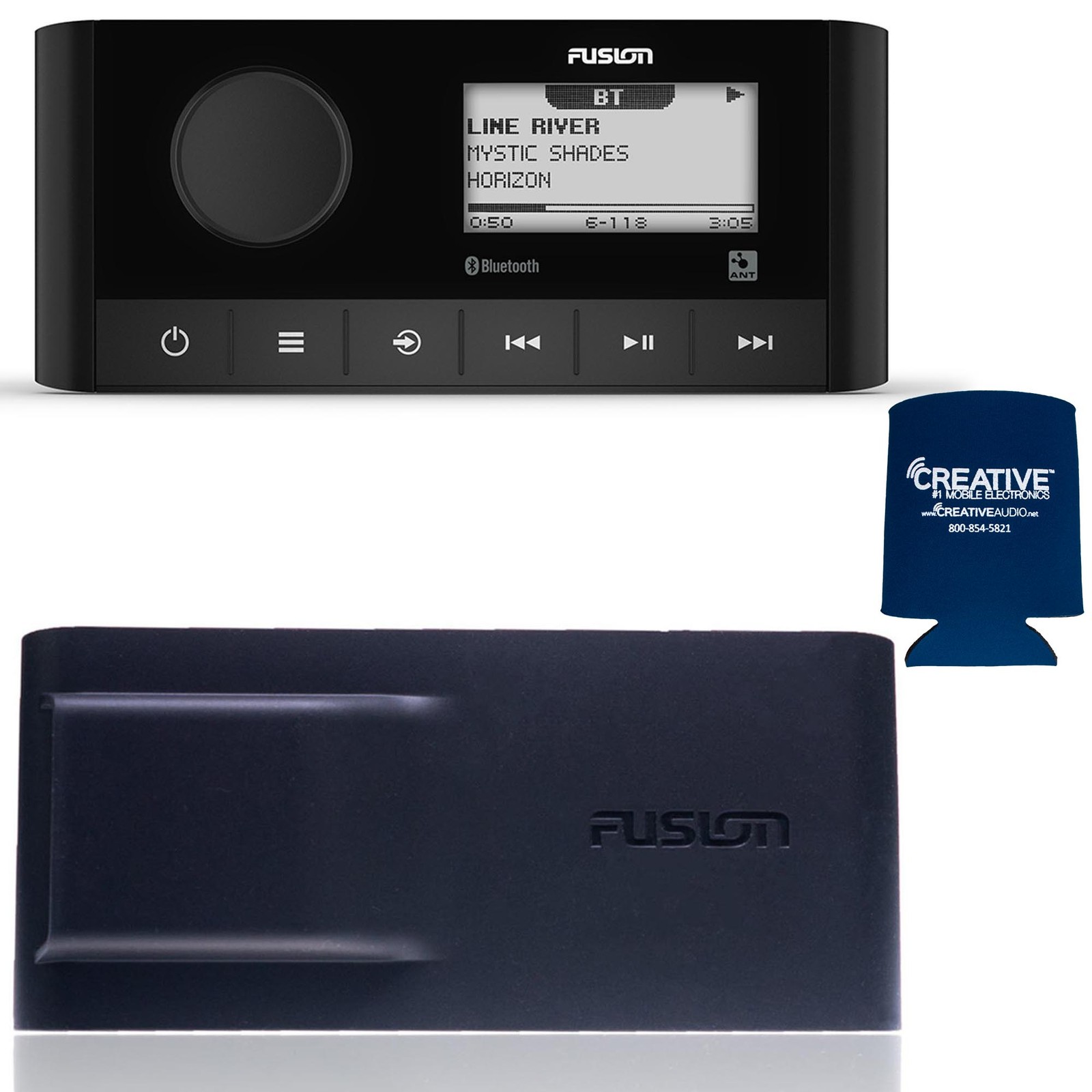 Fusion MS-RA60 Marine Stereo with MS-RA670CV & Silicon Dust Cover