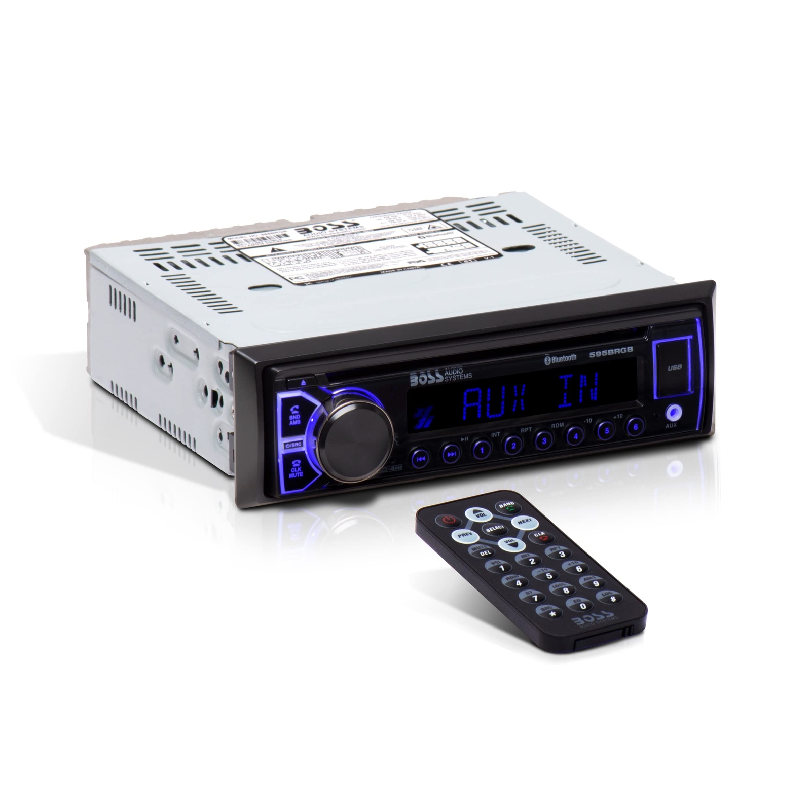 BOSS Audio Systems 595BRGB Elite Series Car Stereo System � Single Din, Bluet…