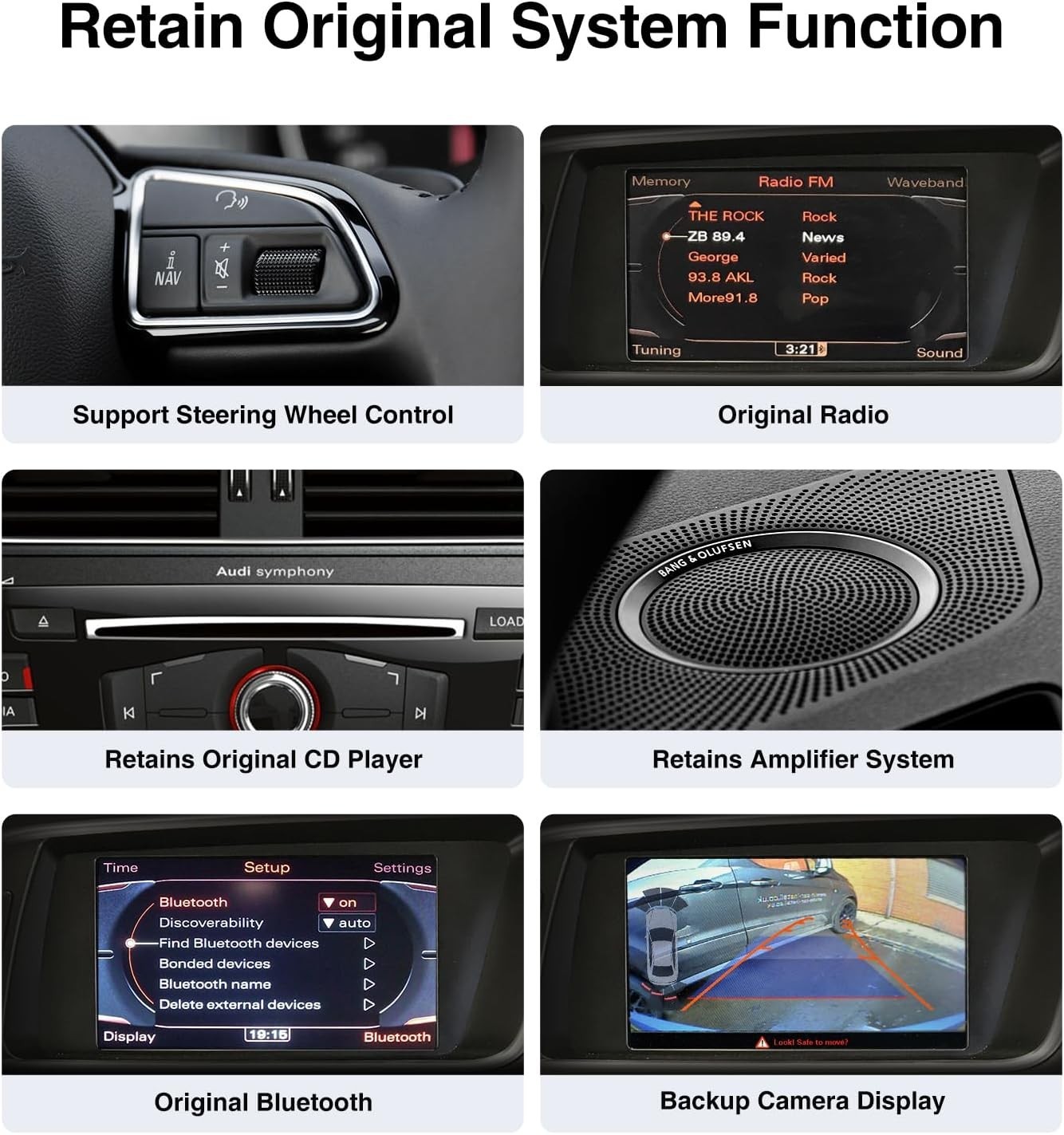 12.3″ Android Car Stereo Radio Apple Carplay GPS BT 8+128G For Audi Q5 2009-2017