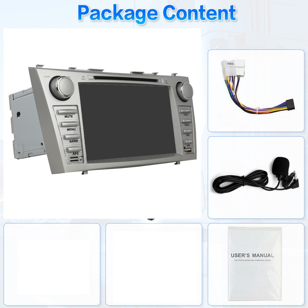 Apple CarPlay GPS DVD Player For Toyota Camry 2007-2011 Car Stereo Radio BT RDS