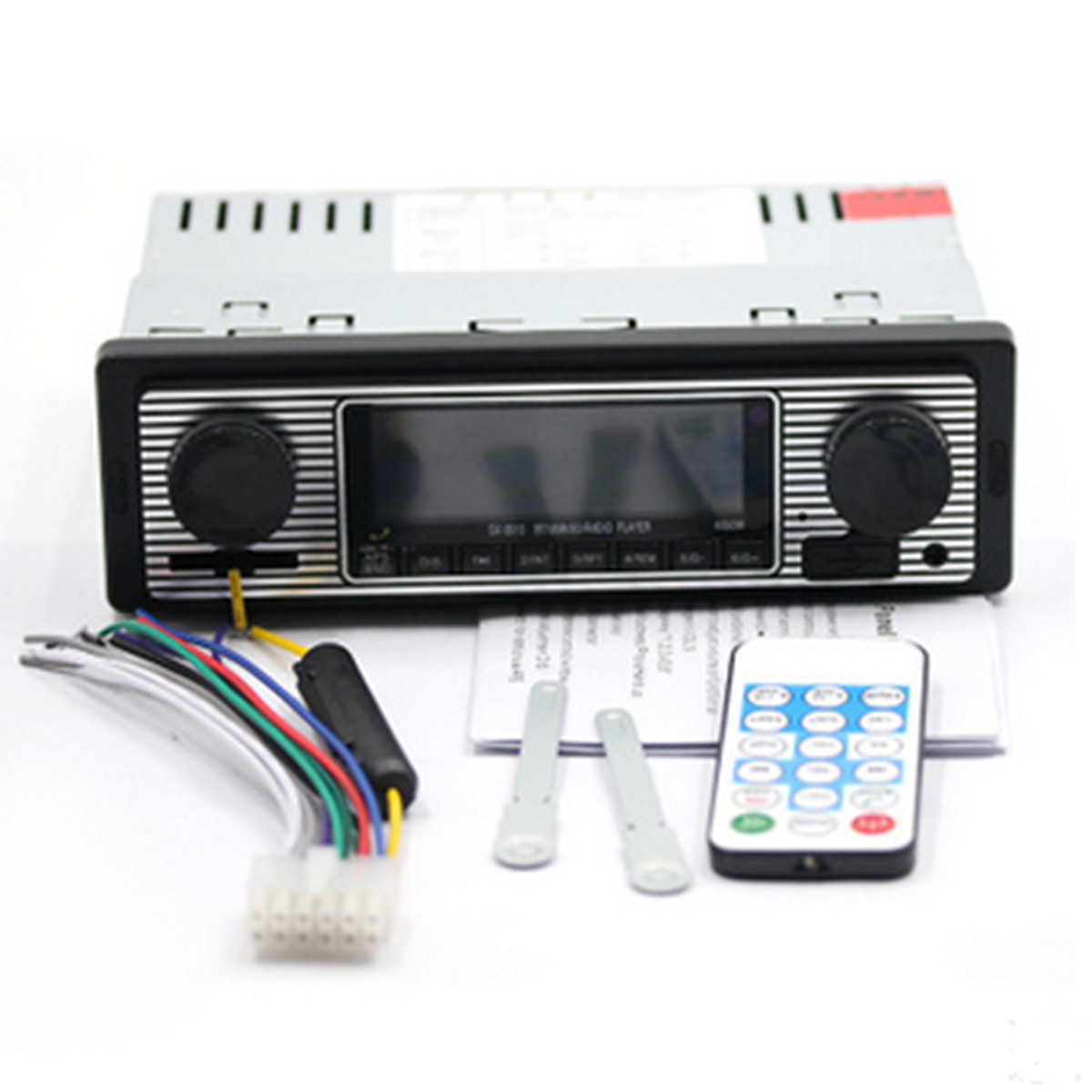 Car Stereo Radio Bluetooth MP3 Player Vintage Modern FM AUX SD Host With Remote