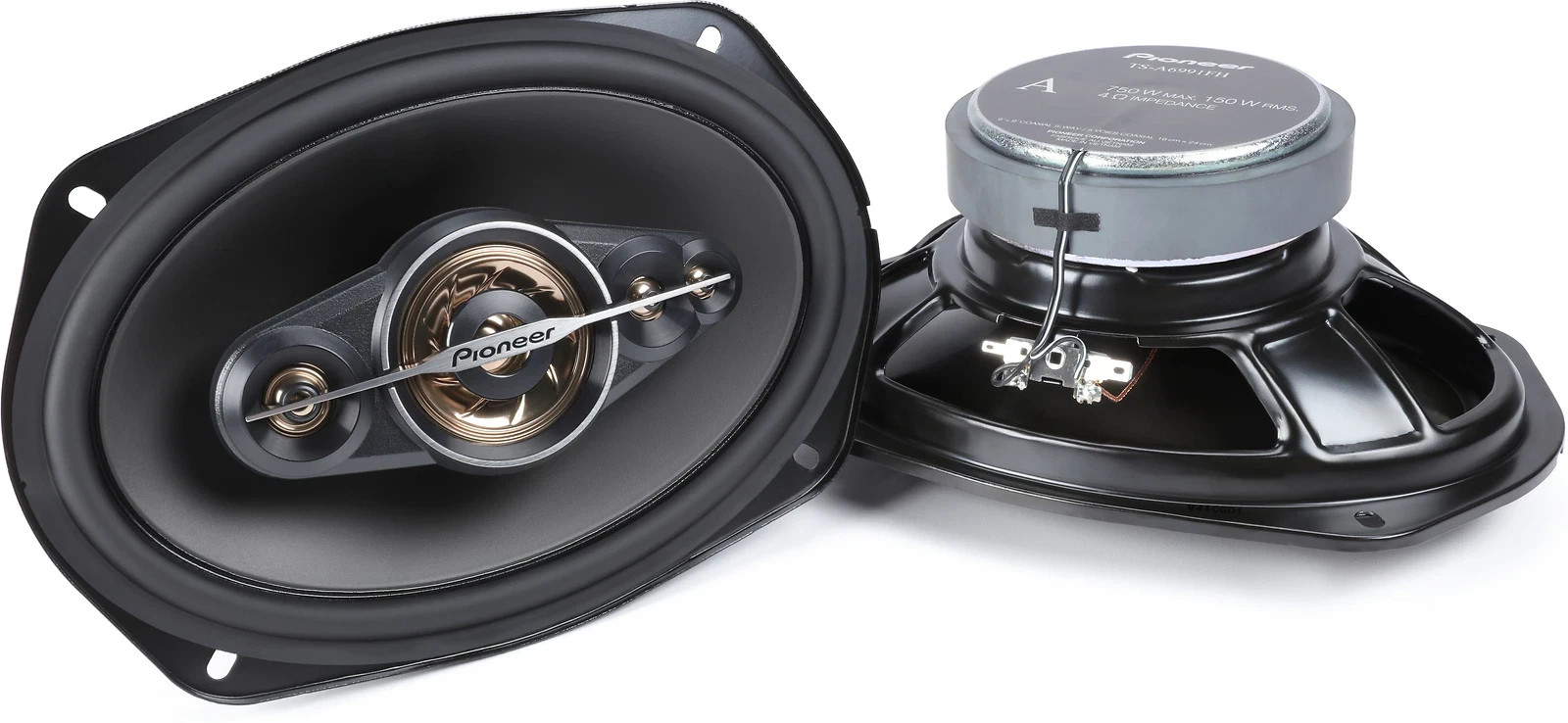 Pioneer TS-A6991FH 750W Peak (150W RMS) 6”x 9″ 4-ohm 5-way car audio speakers