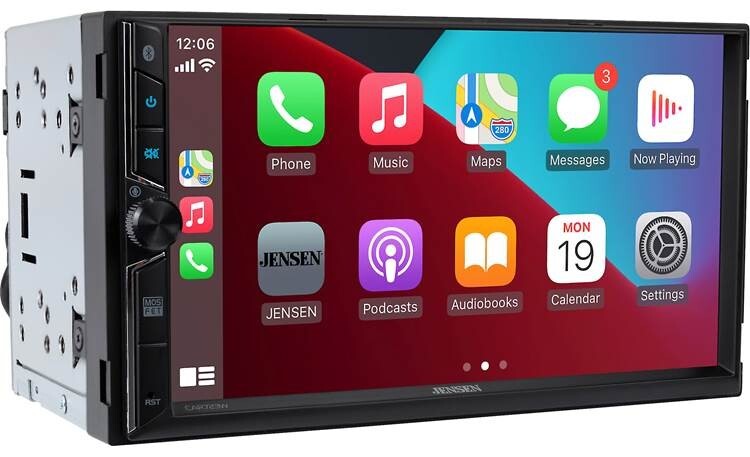 Jensen 7″ Car Stereo (no CD) w/ Wireless CarPlay kit for 2003-2006 GMC Sierra