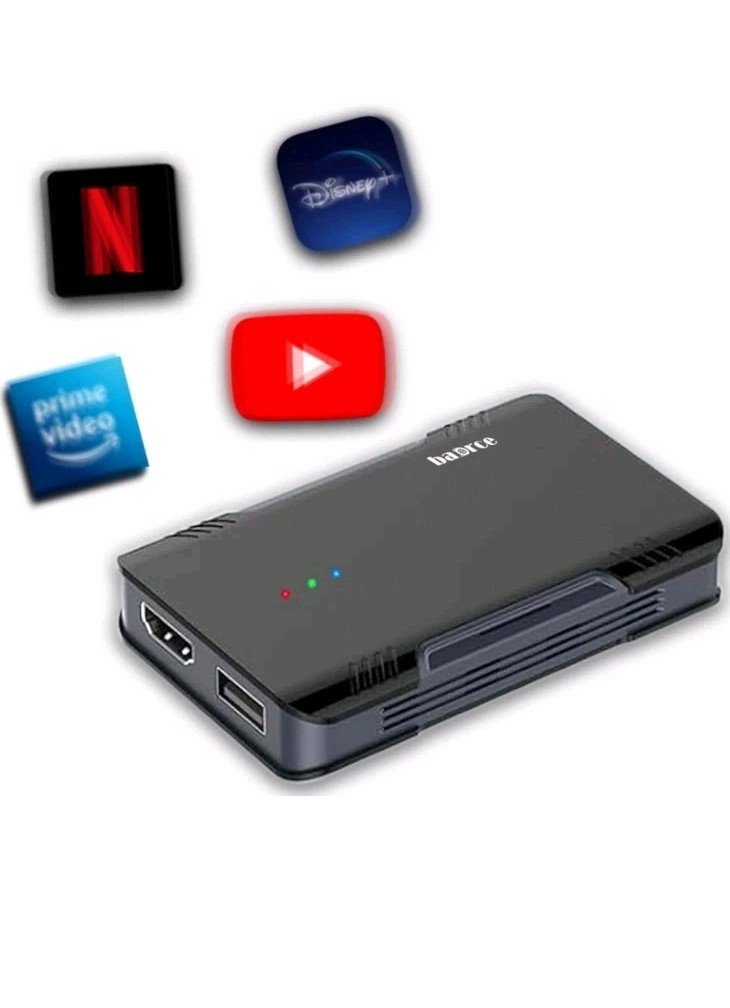 Baorce CarPlay Box with Netflix, Disney+, Prime Video, YouTube, 3in1 Car Stre