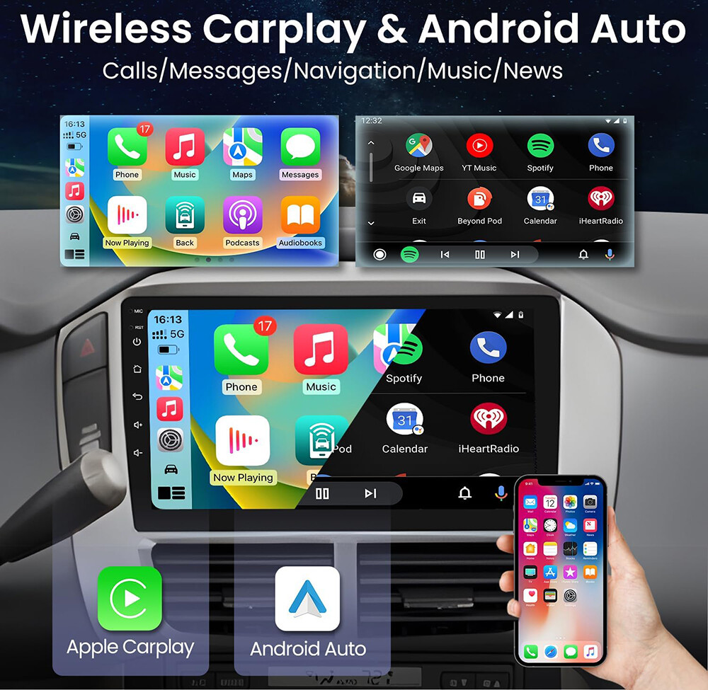 1280*800 Stereo Radio GPS For Honda Pilot 2006-2008 Android Auto Carplay Car 32G
