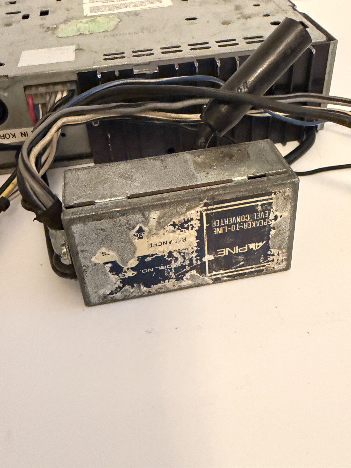 Alpine 7514 Cassette Player In Dash Receiver Fully Working Normal Shape