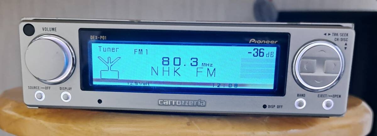 Pioneer Carrozzeria DEX-P01 CD Tuner Head Unit 1DIN 24bit Car Audio Japan