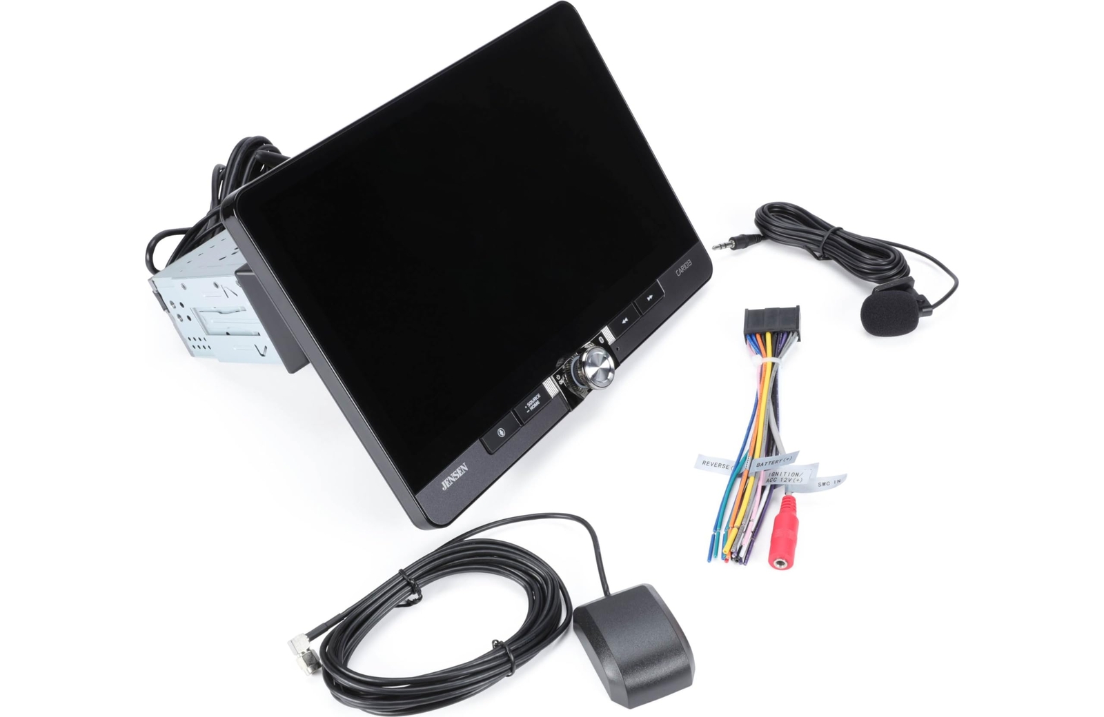 Jensen CAR1013 10″ Digital Multimedia Receiver, Apple CarPlay, Android Auto