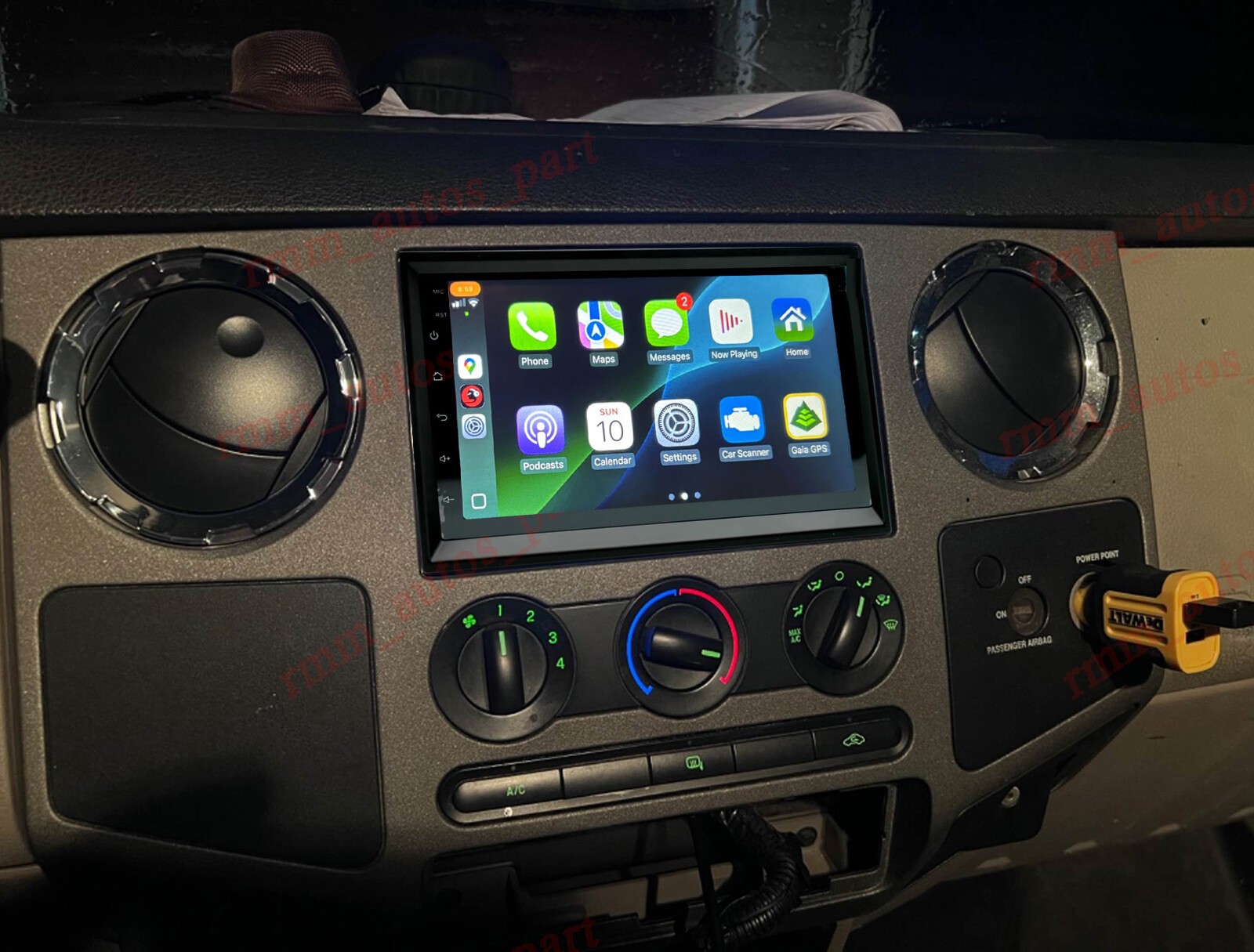 For 2008-2016 Ford F-250 F-350 Super Duty CarPlay Android 13 Car Stereo Radio