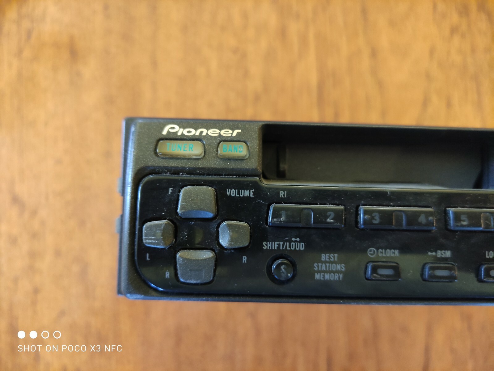 Vintage Pioneer KEH 1950 Radio Cassette Player Radio Car Stereo Removable Panel