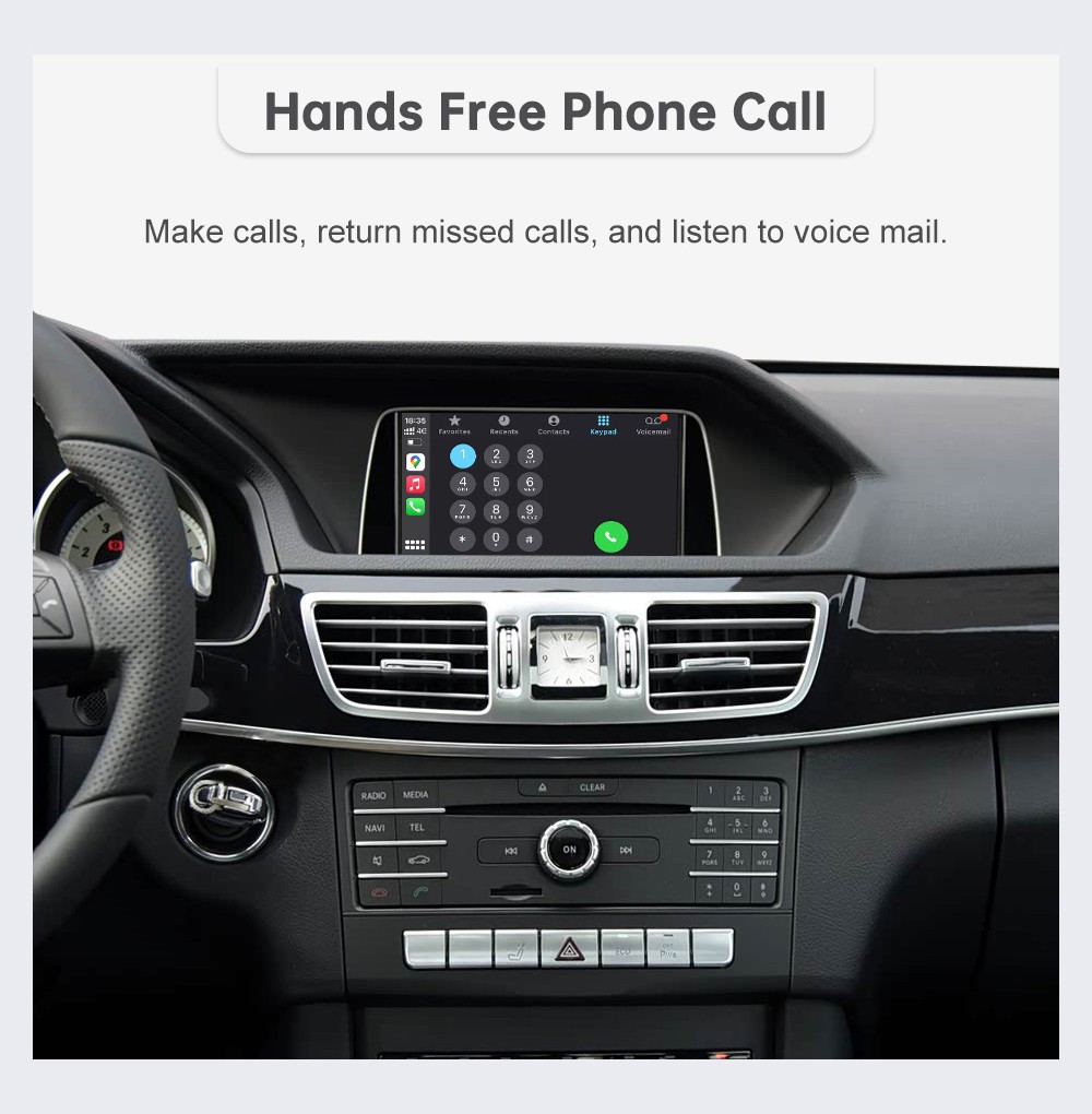 Wireless Carplay Android Auto Retrofit Kit for E Class W212 E Coupe C207 2012-15