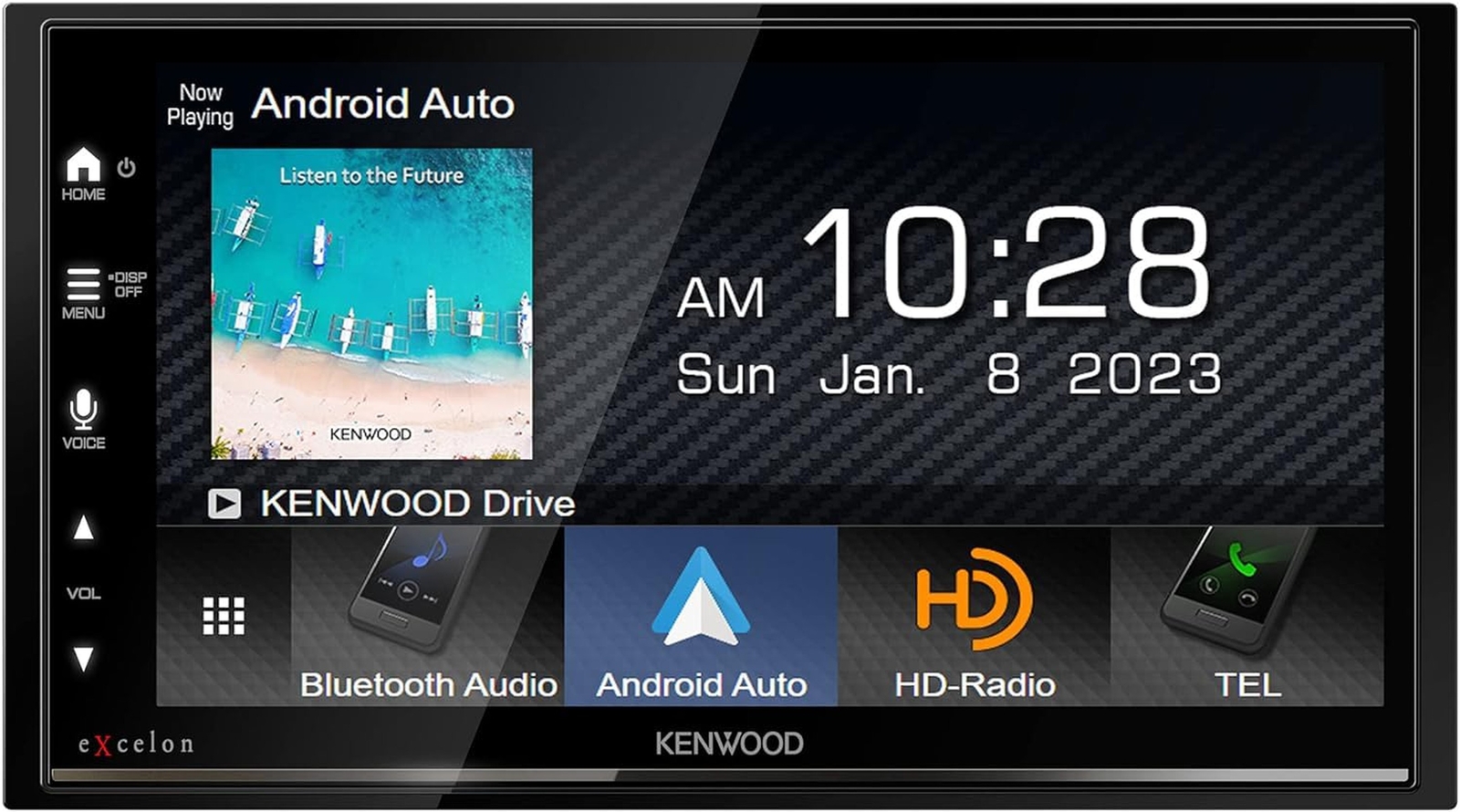 KENWOOD DMX809S 6.95″ AM FM BT HDMI Car Stereo | Plus CMOS-230LP Backup Camera